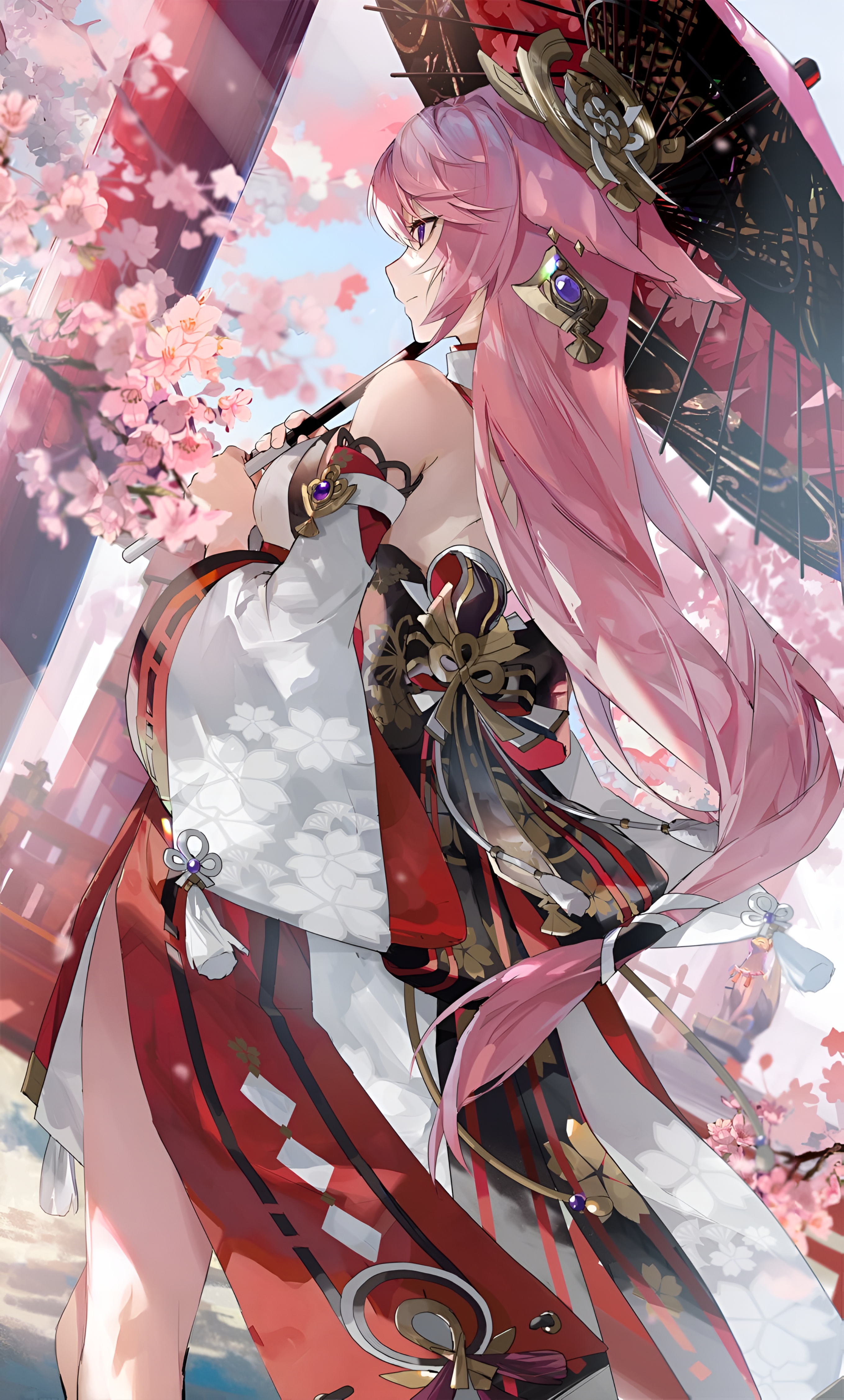 Yae Miko Genshin Impact 4K Wallpaper
