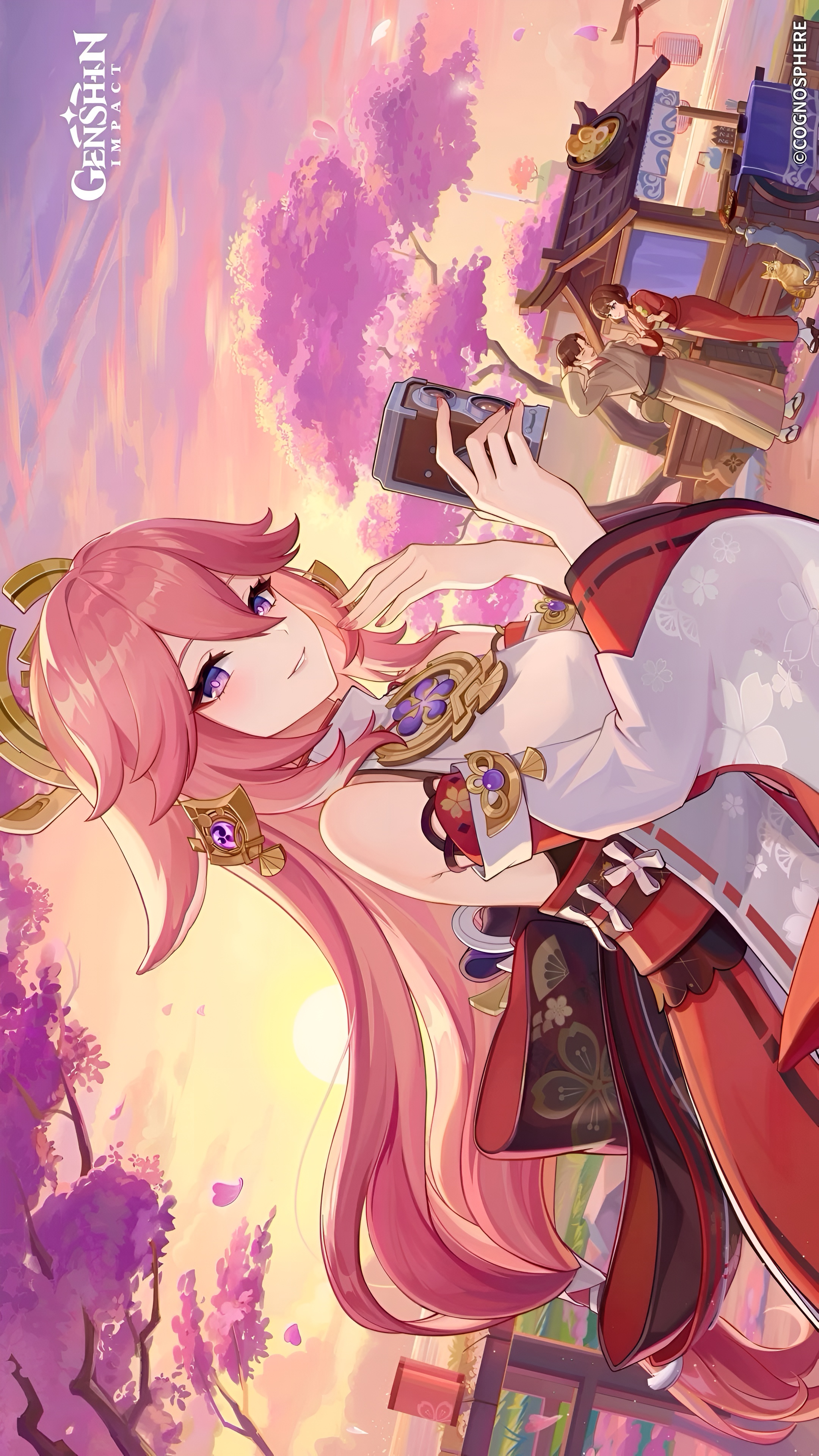 Yae Miko Genshin Impact 4K Wallpaper