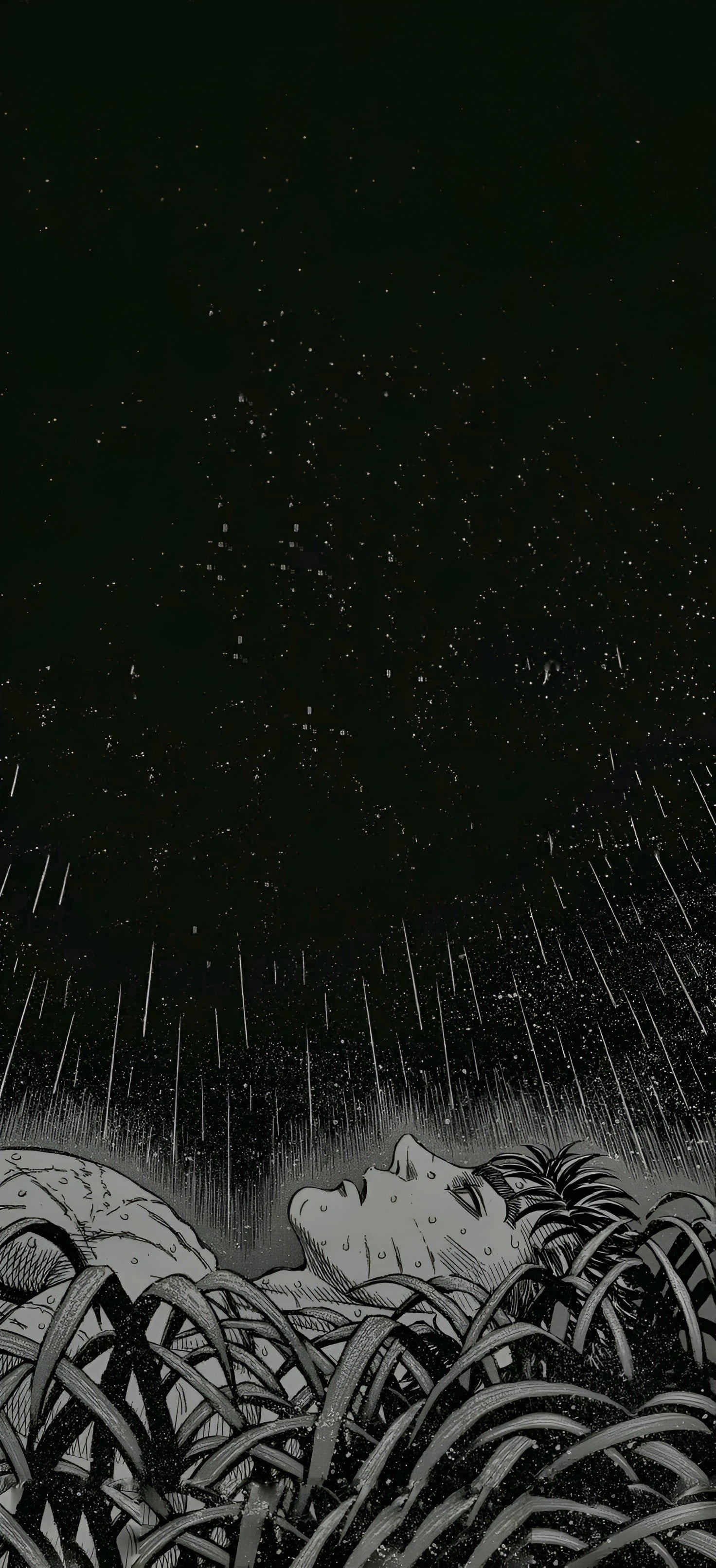 Tapeta Mobilna Berserk Guts Deszcz Meteorów