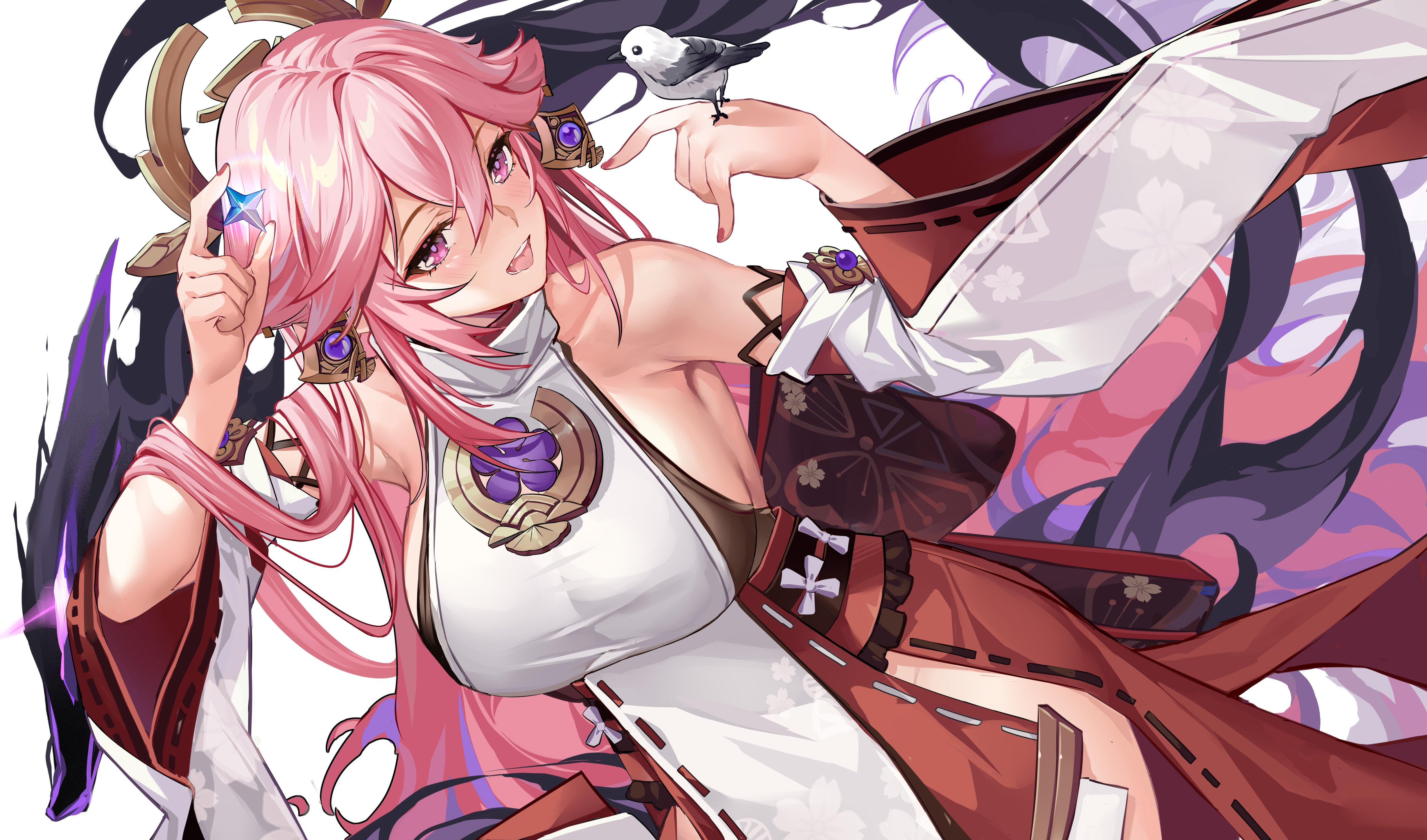 Yae Miko Genshin Impact 4K Wallpaper