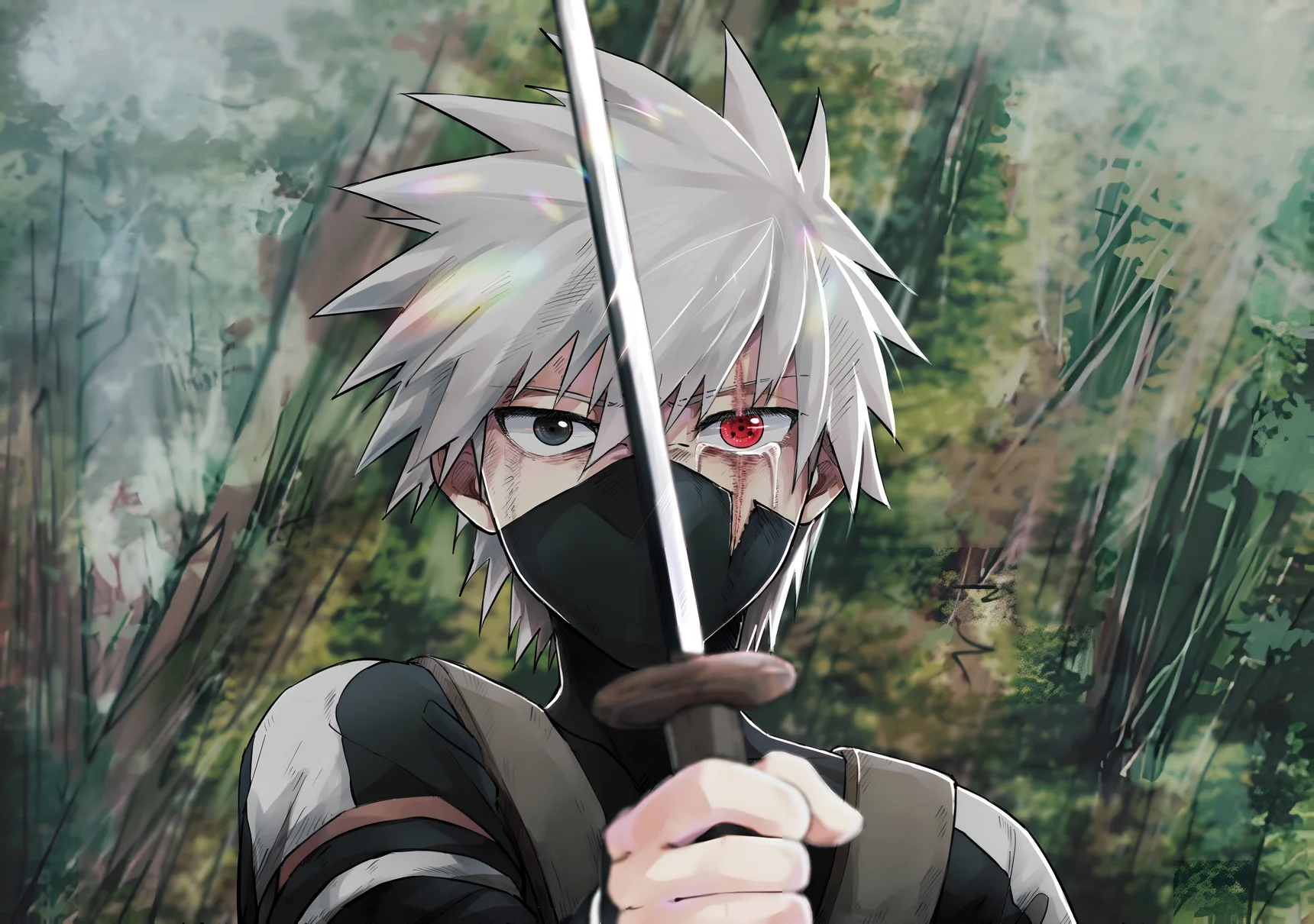 Tapeta Kakashi Hatake Sharingan 4K