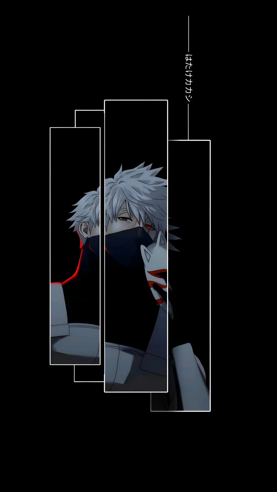 Kakashi Hatake Dark Aesthetic 4K Wallpaper