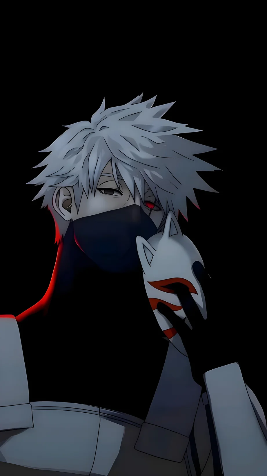 Kakashi Hatake Dark Aesthetic 4K Wallpaper