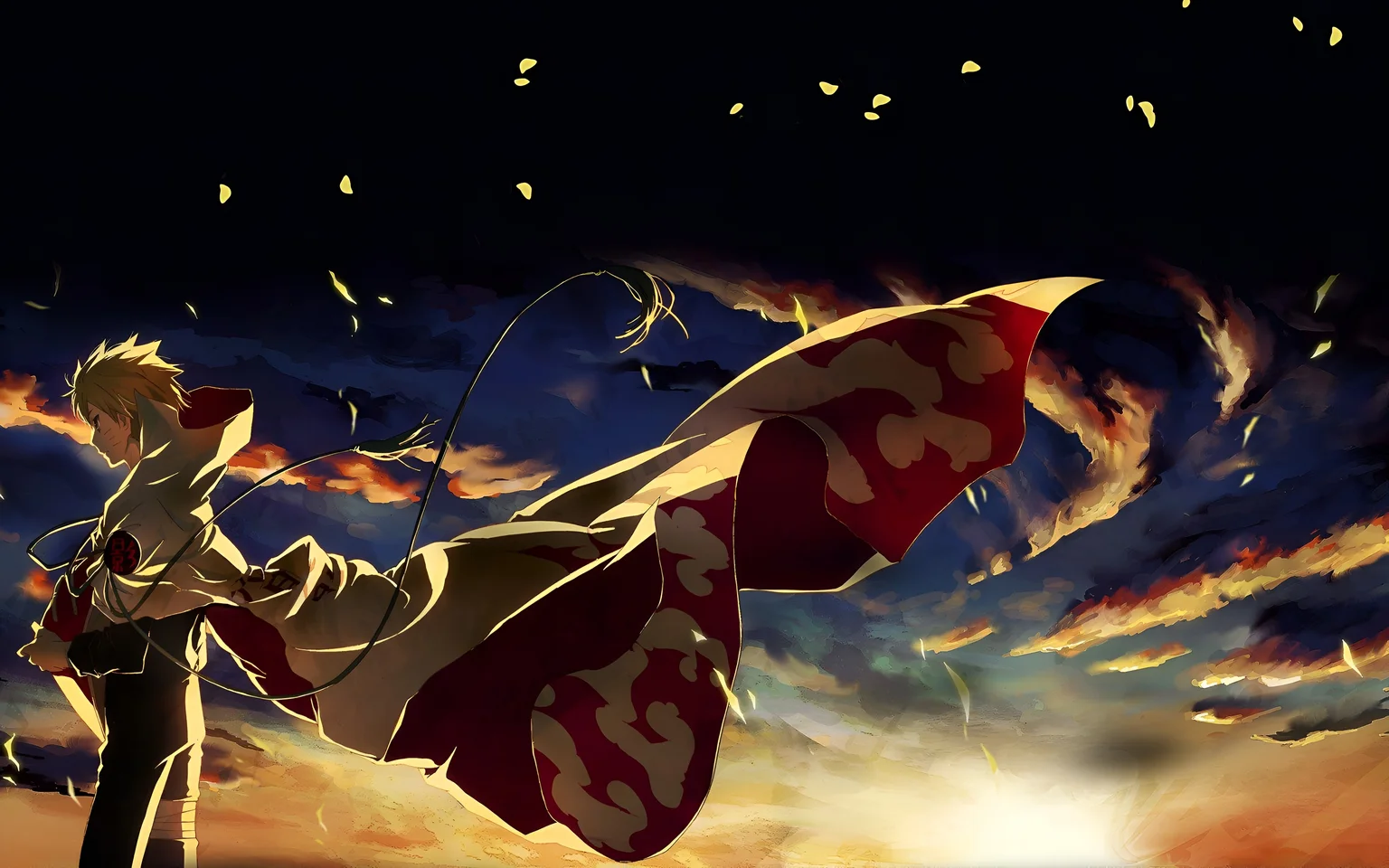 Imagini de fundal Minato Namikaze Epic Sunset 4K