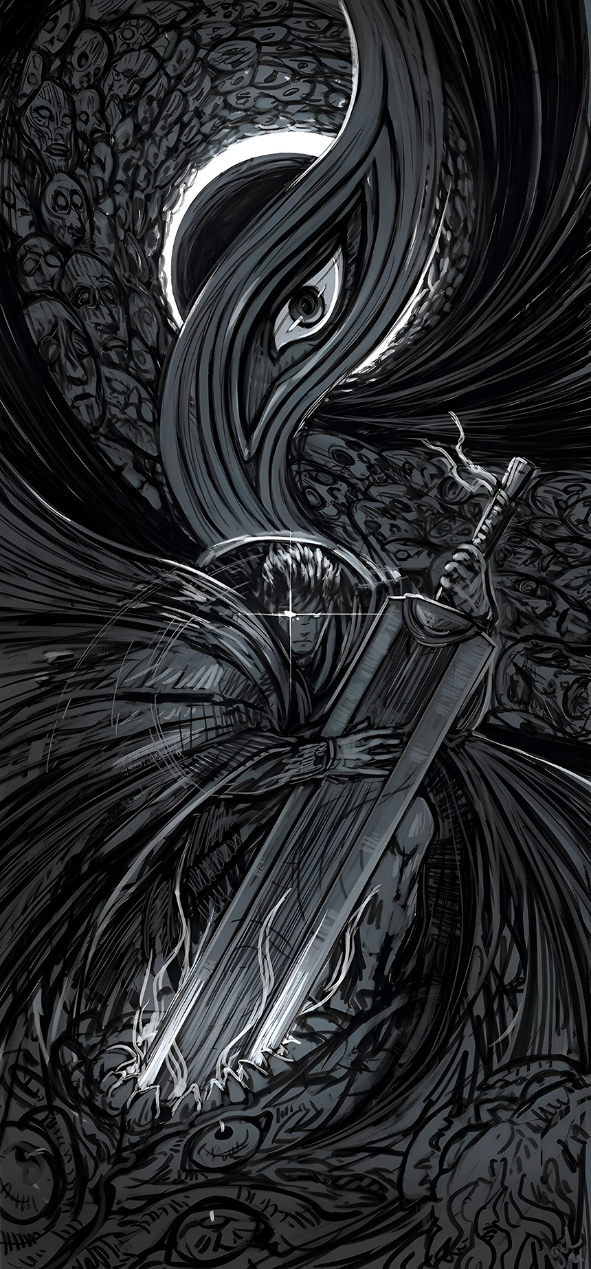 Berserk Guts Mobile Wallpaper 4K