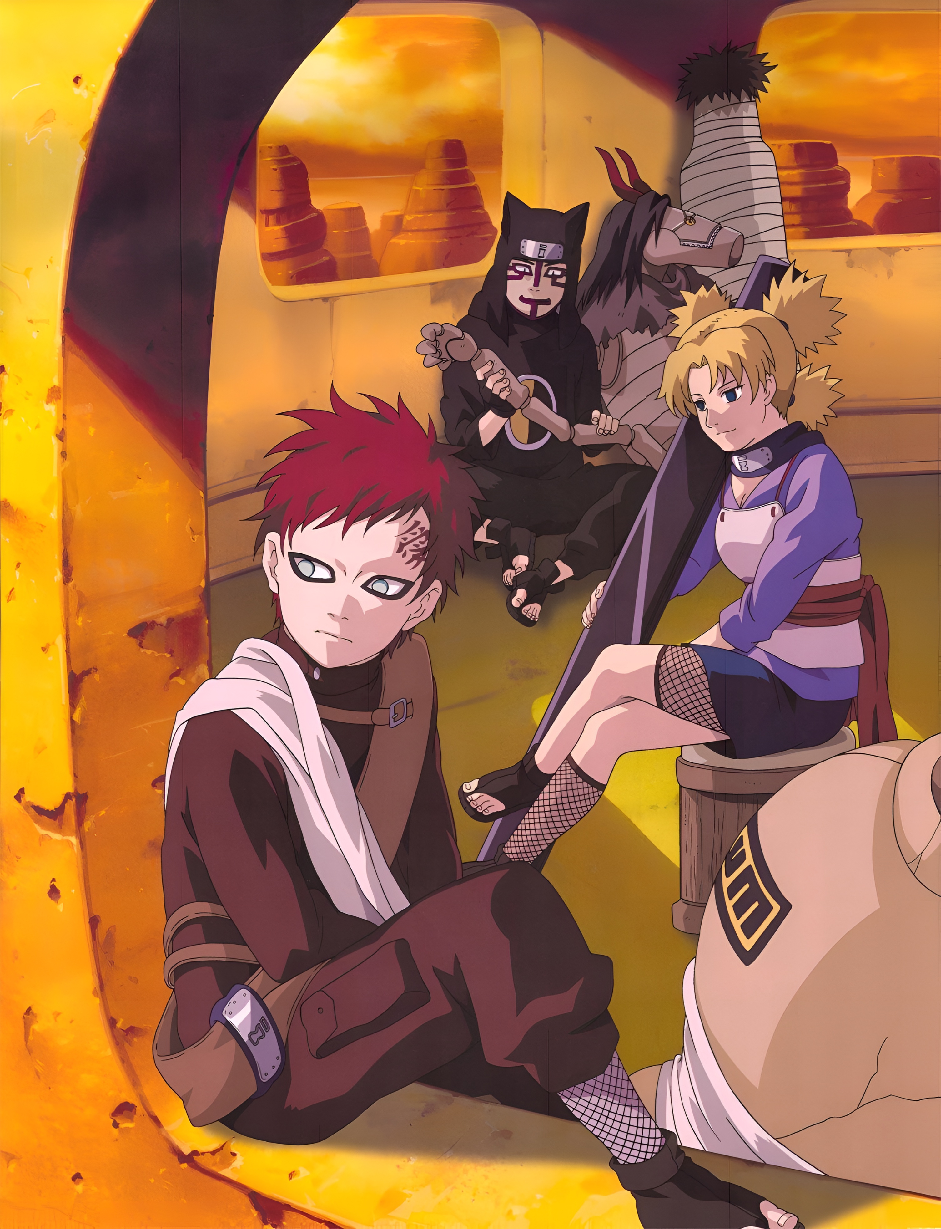 Gaara Temari Kankuro Sand Siblings Wallpaper