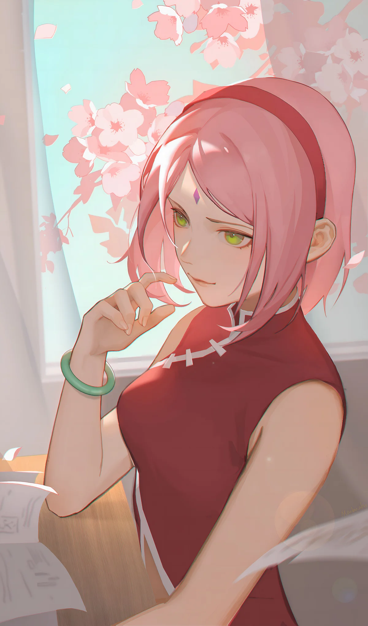 Imagini de fundal Sakura Haruno Cherry Blossom 4K
