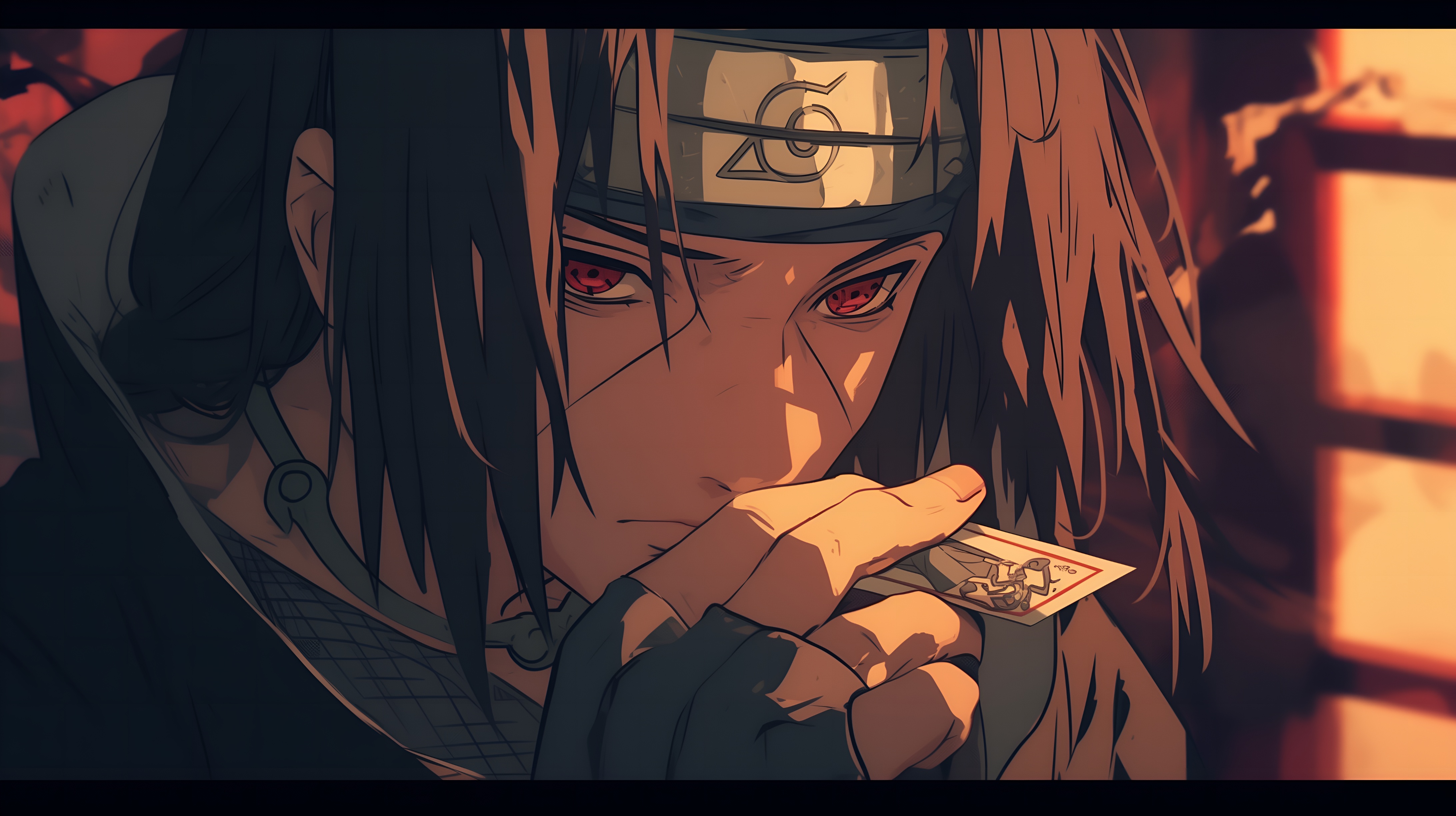 Itachi Uchiha Sharingan Wallpaper 4K HD