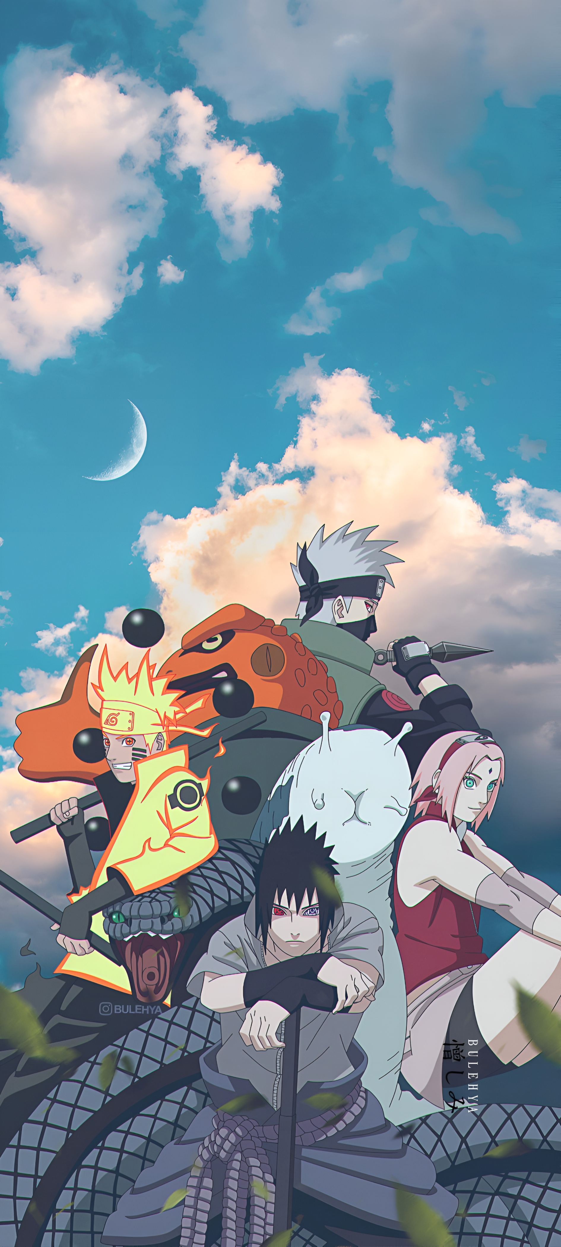 Team 7 Epic Naruto 4K Anime Wallpaper