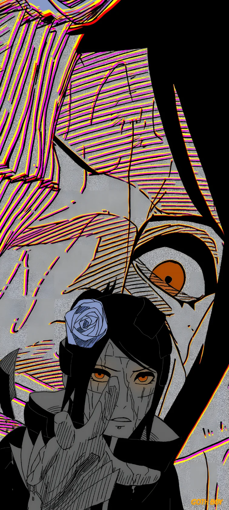 Imagini de fundal Konan – Akatsuki Paper Angel 4K
