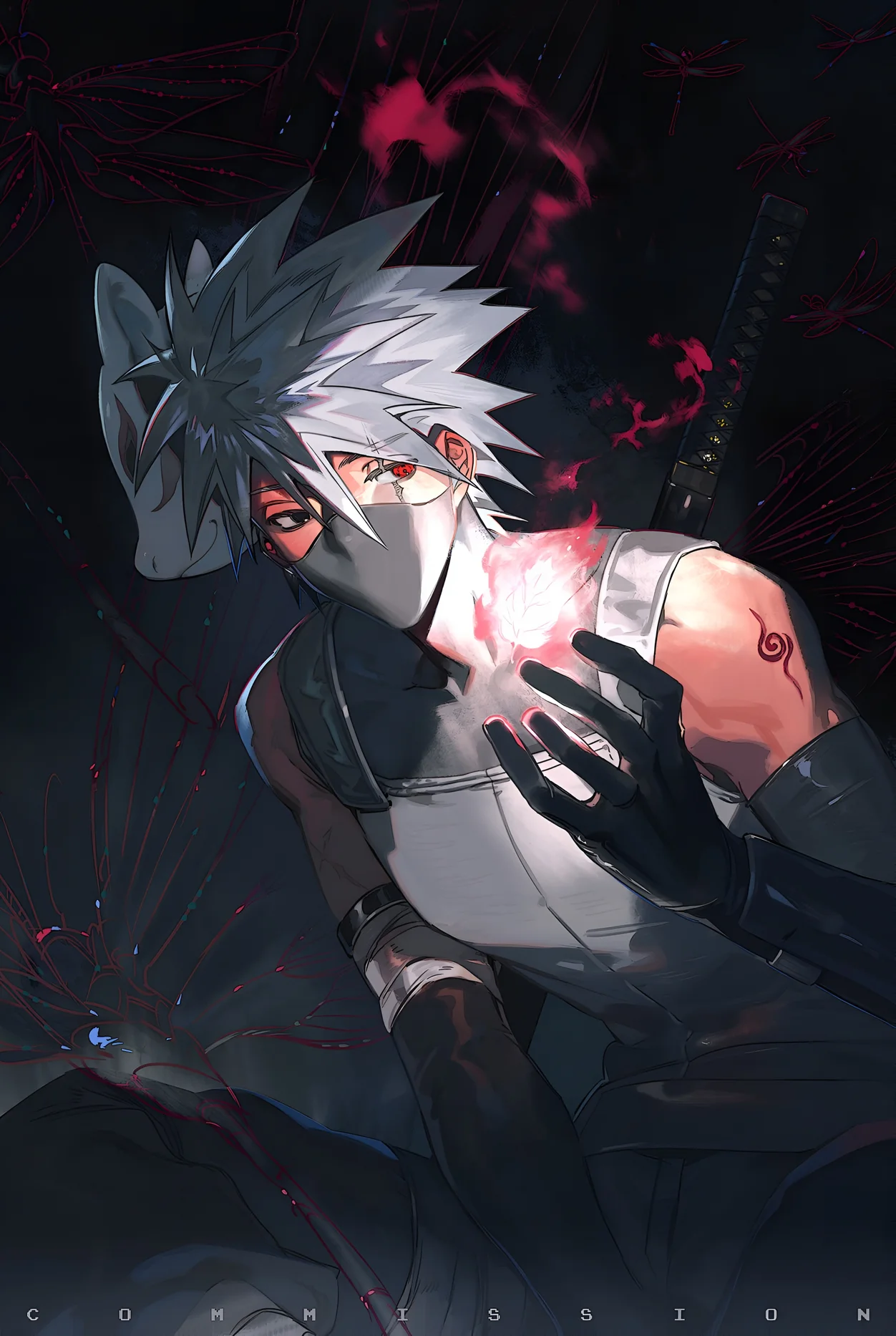 Kakashi Hatake Dark Ninja Wallpaper 4K