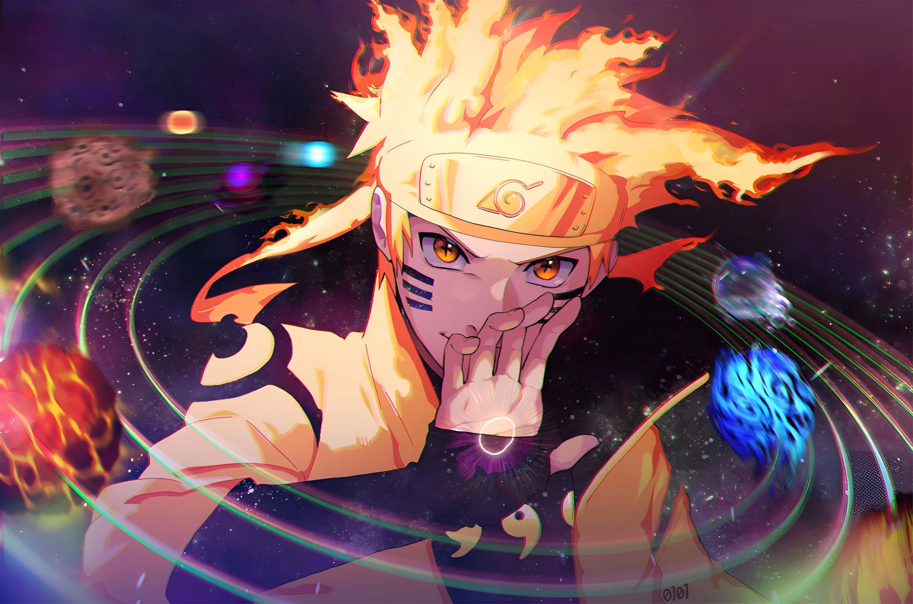 Imagine de fundal 4K Naruto Six Paths Sage Mode