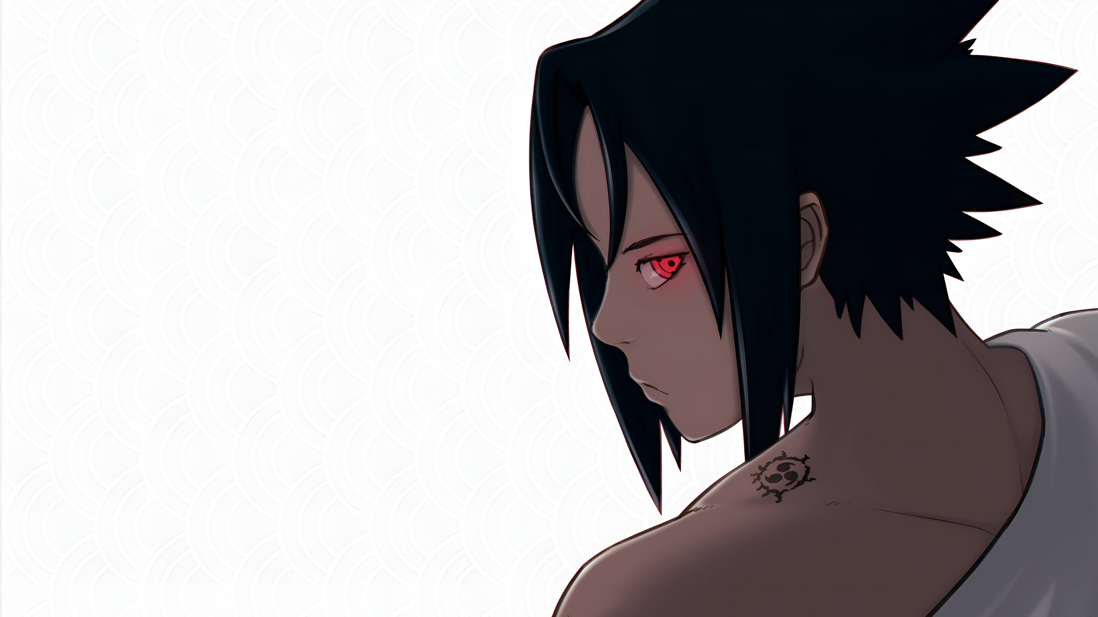 Sasuke Uchiha Sharingan 4K Wallpaper