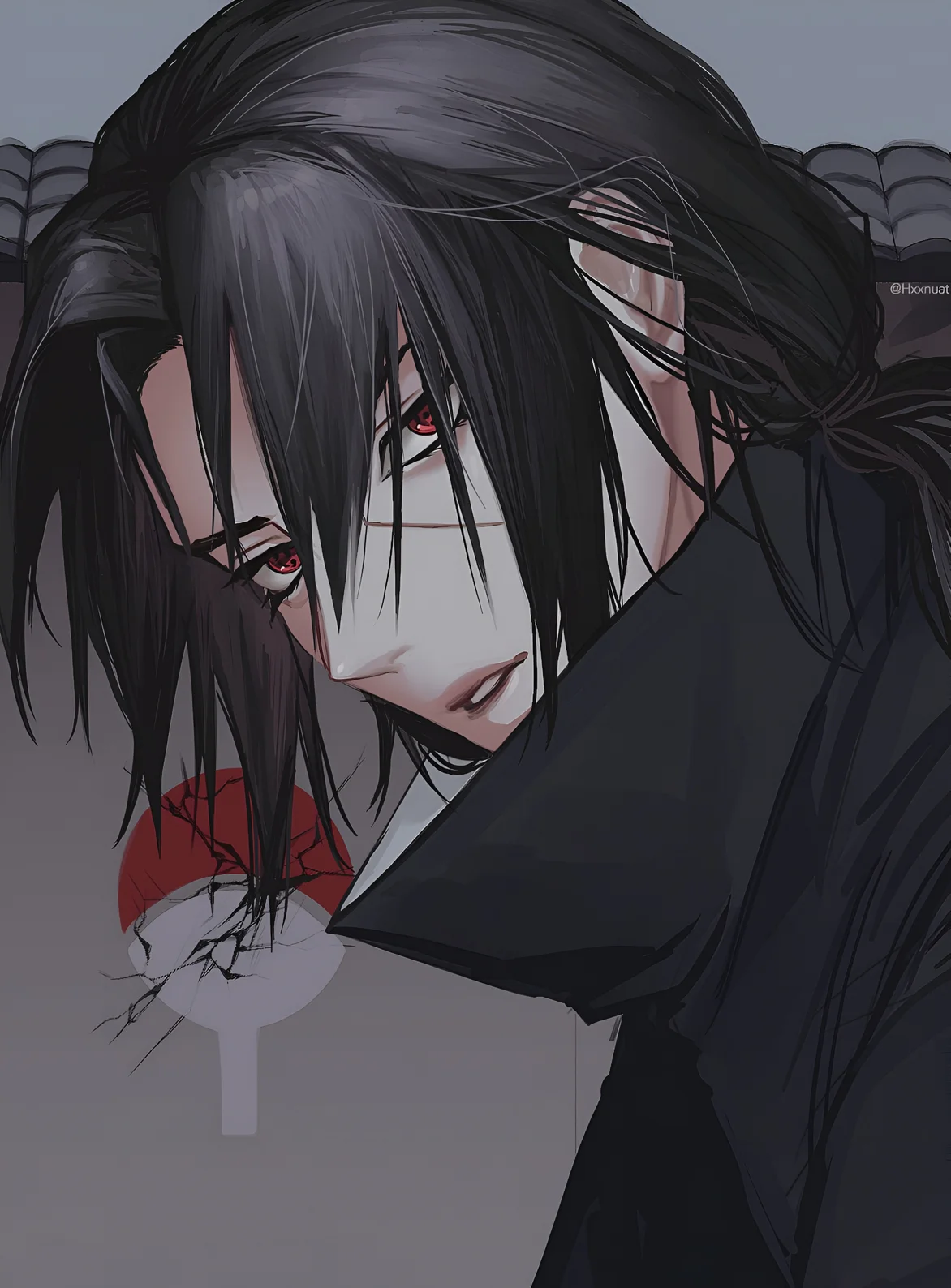 Itachi Uchiha Dark Aesthetic 4K Wallpaper