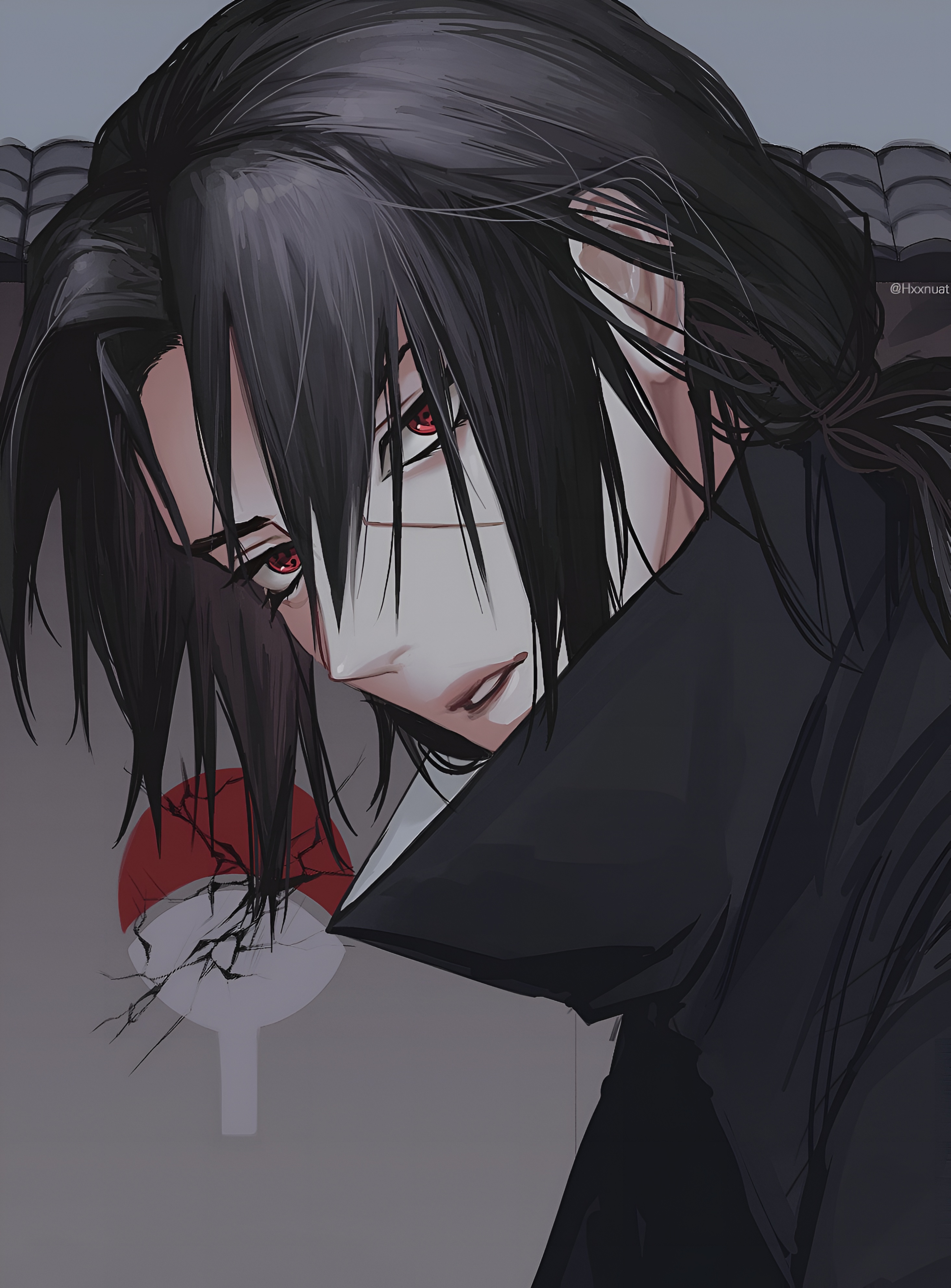 Itachi Uchiha Dark Aesthetic 4K Wallpaper