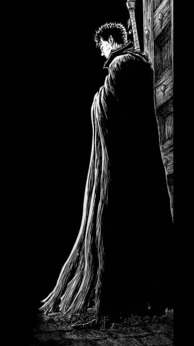 Guts Berserk Dark Minimalist Wallpaper