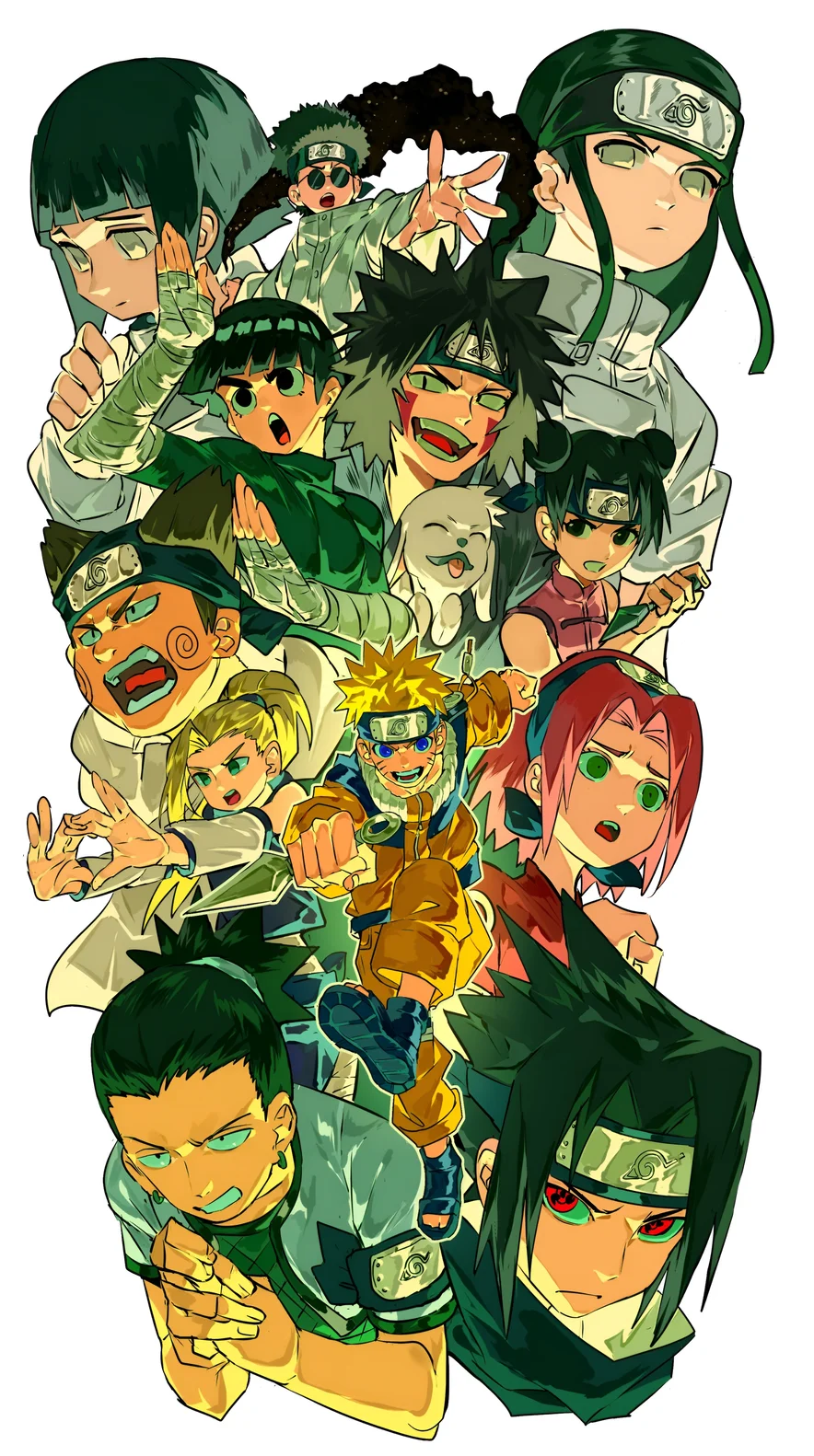 Personaje Naruto Epic Anime Wallpaper 4K