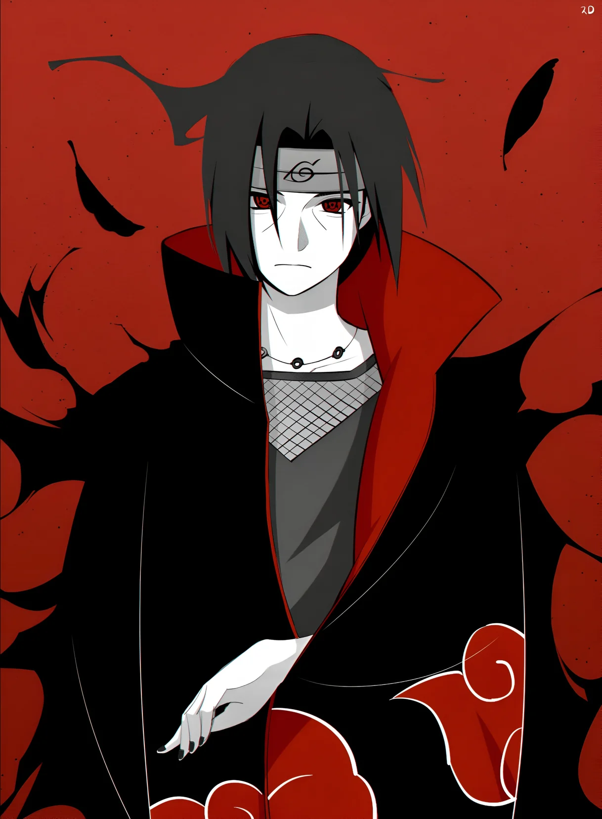 Itachi Uchiha Akatsuki 4K Imagini de fundal