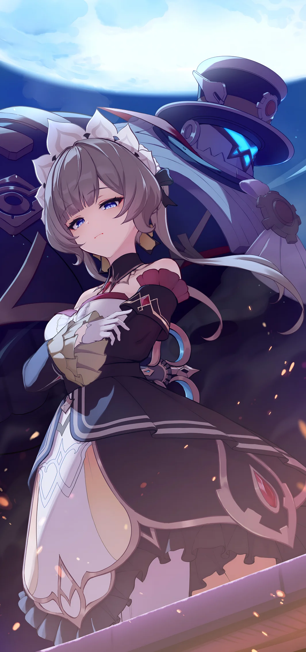 Sandrone & Pulcinella Genshin Impact 4K Wallpaper