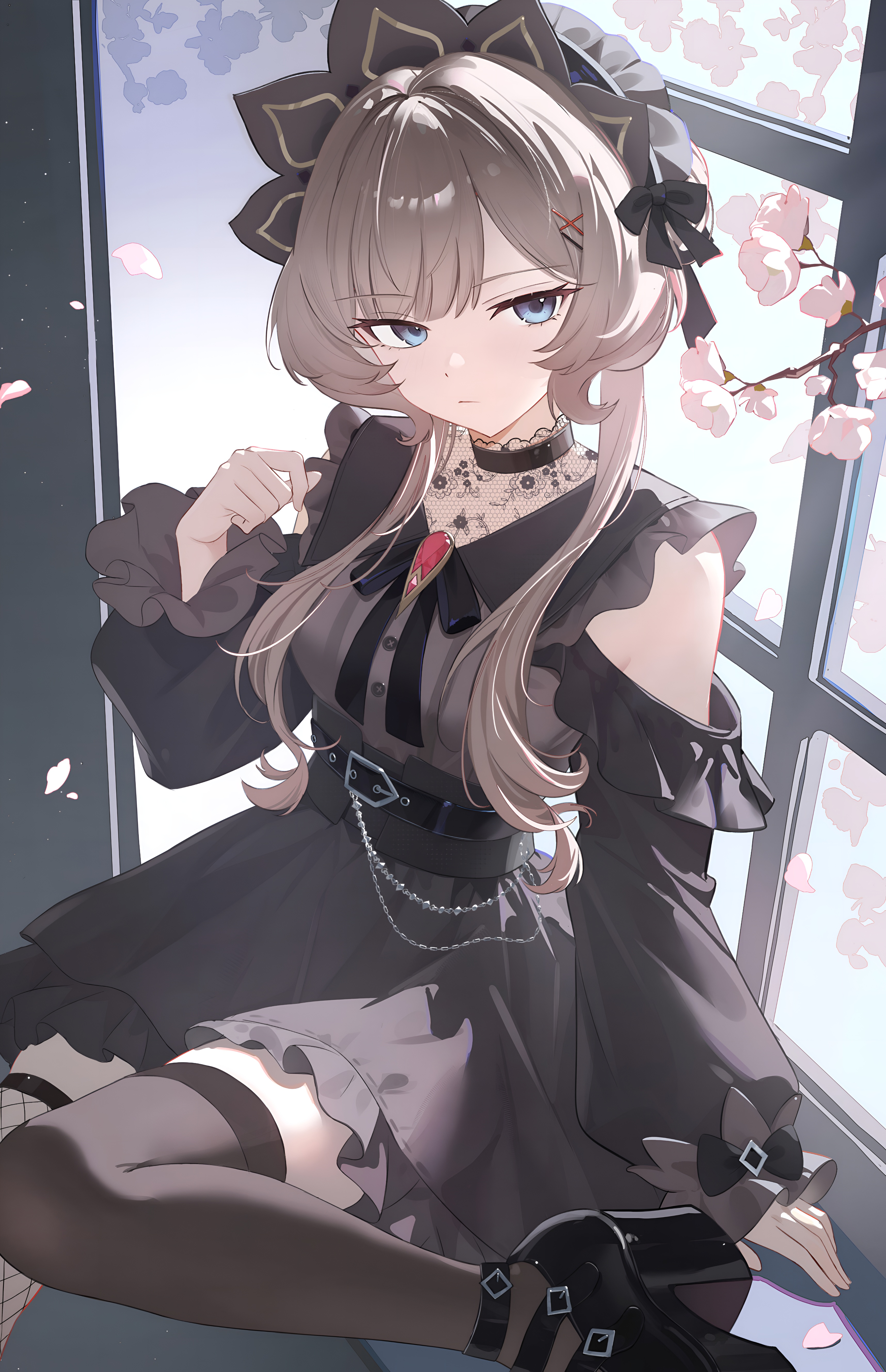 Sandrone Gothic Lolita Wallpaper Genshin Impact 4K