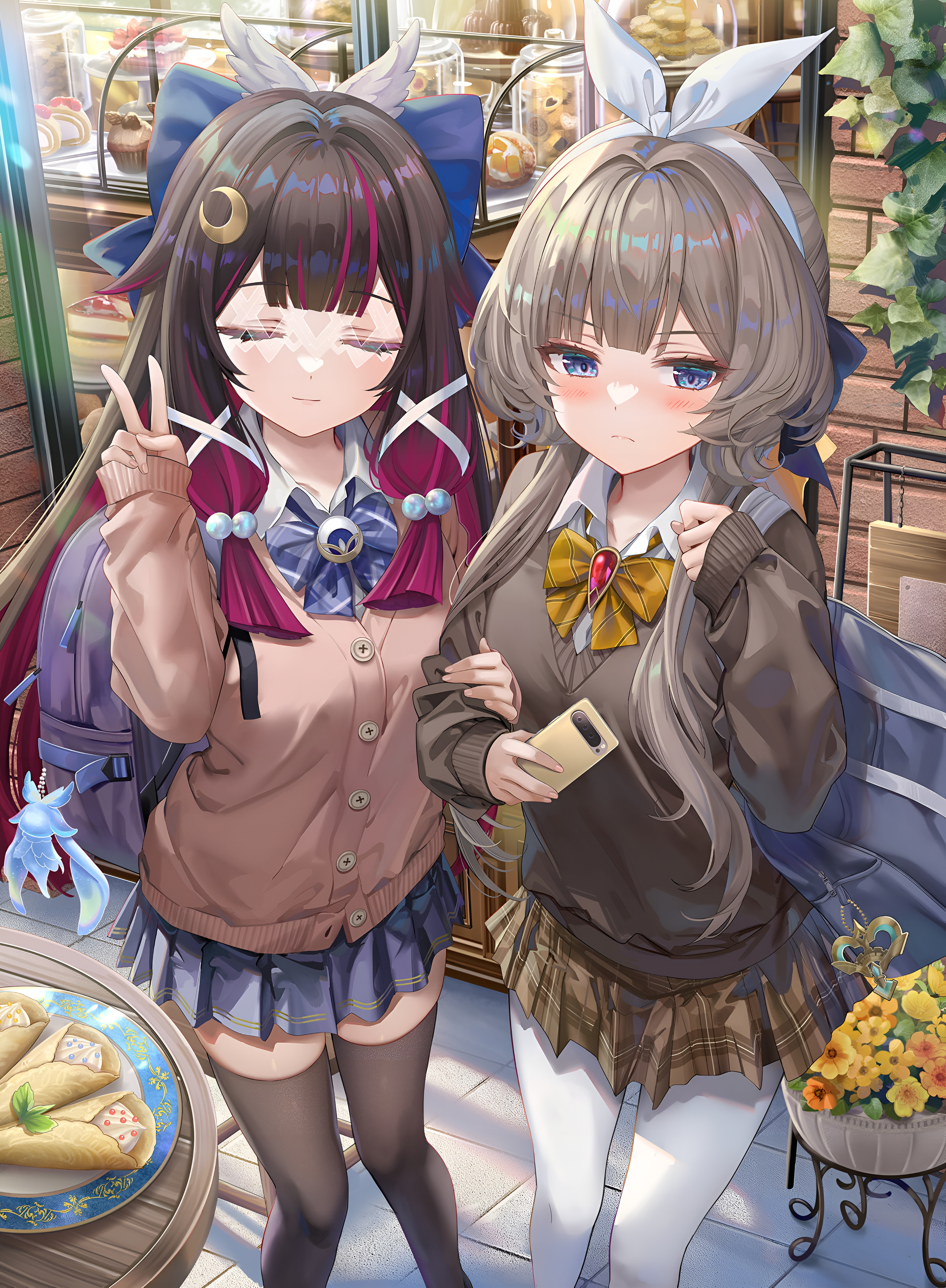 Sandrone & Columbina Genshin Impact Anime Wallpaper