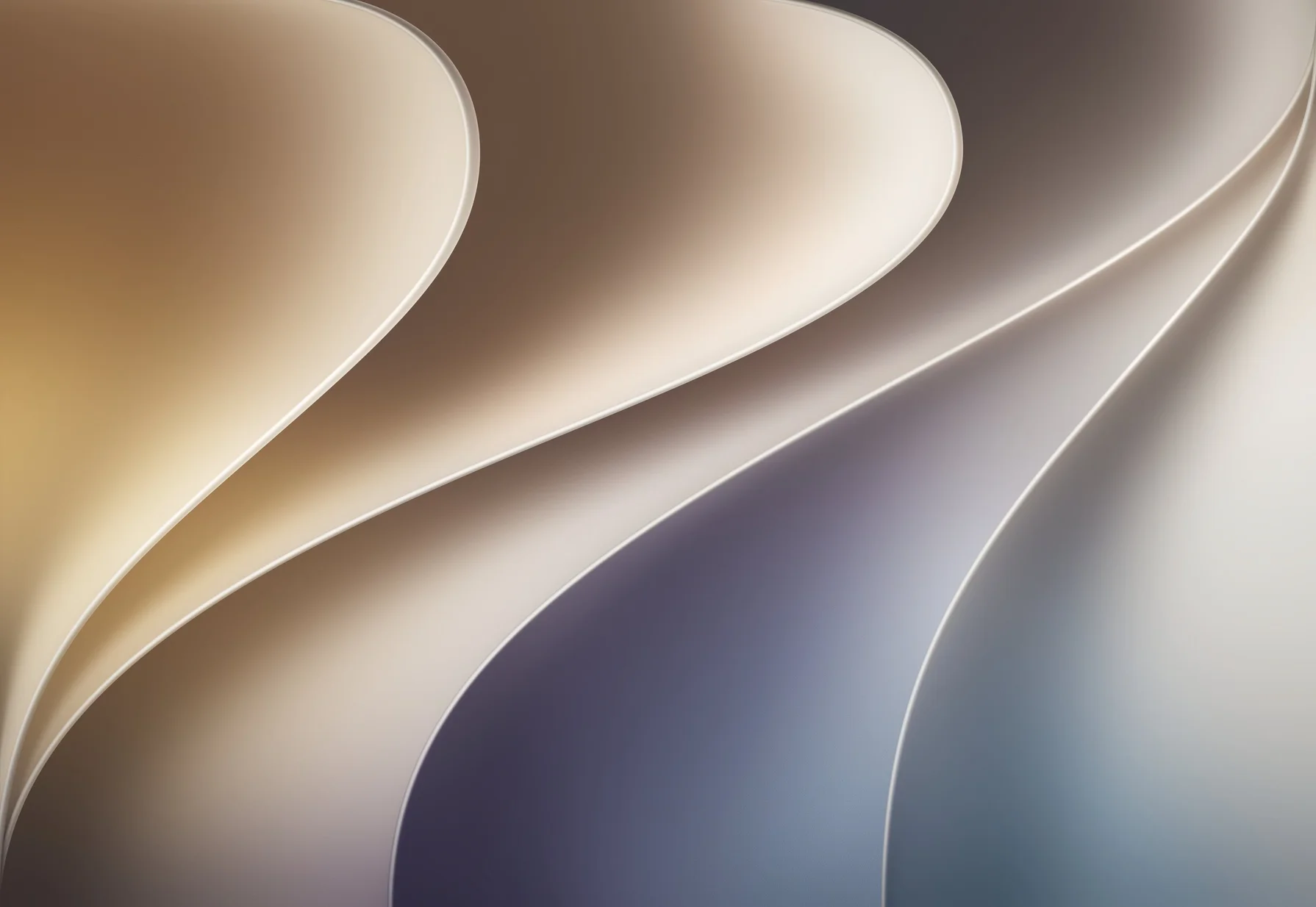 macOS Silk Wave Abstract 4K Wallpaper