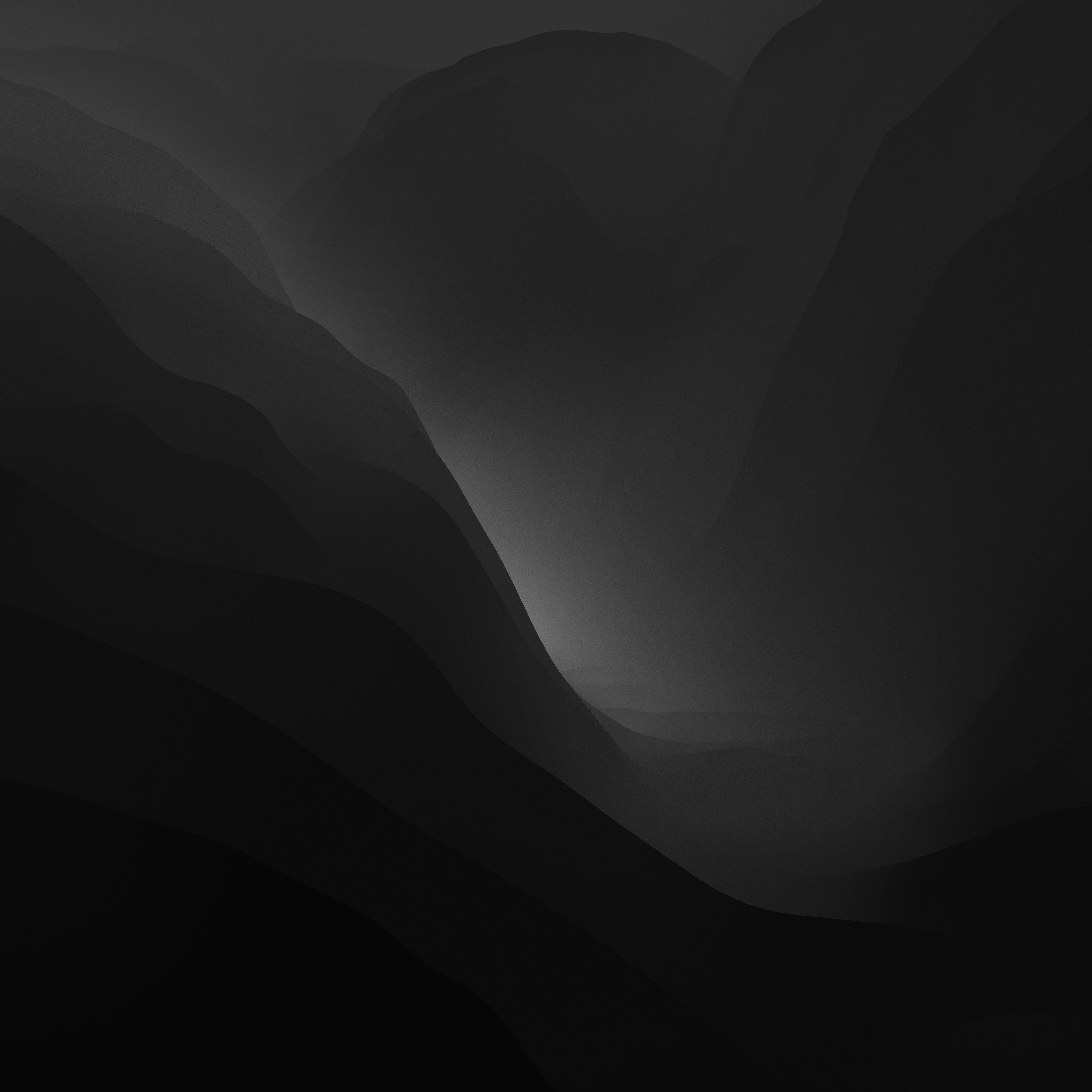 Dark Wave macOS Wallpaper 4K High Resolution