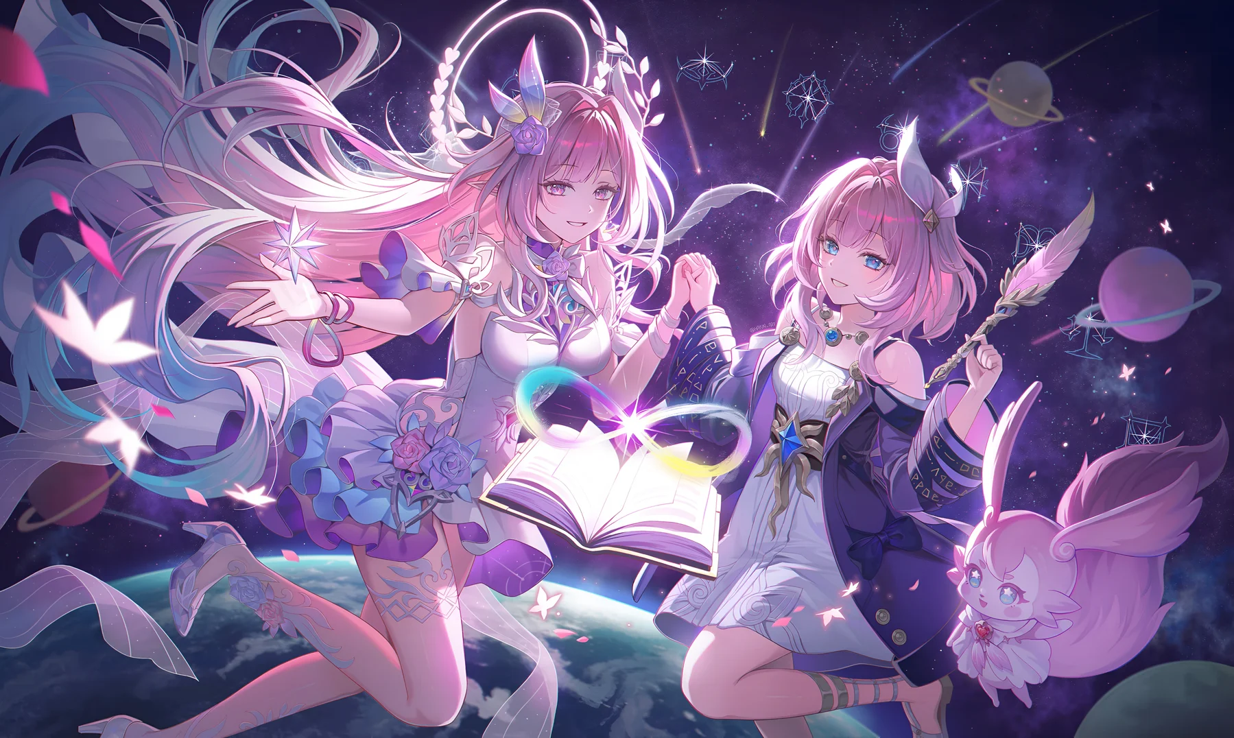 Cyrene and Mem Honkai Star Rail 4K Wallpaper