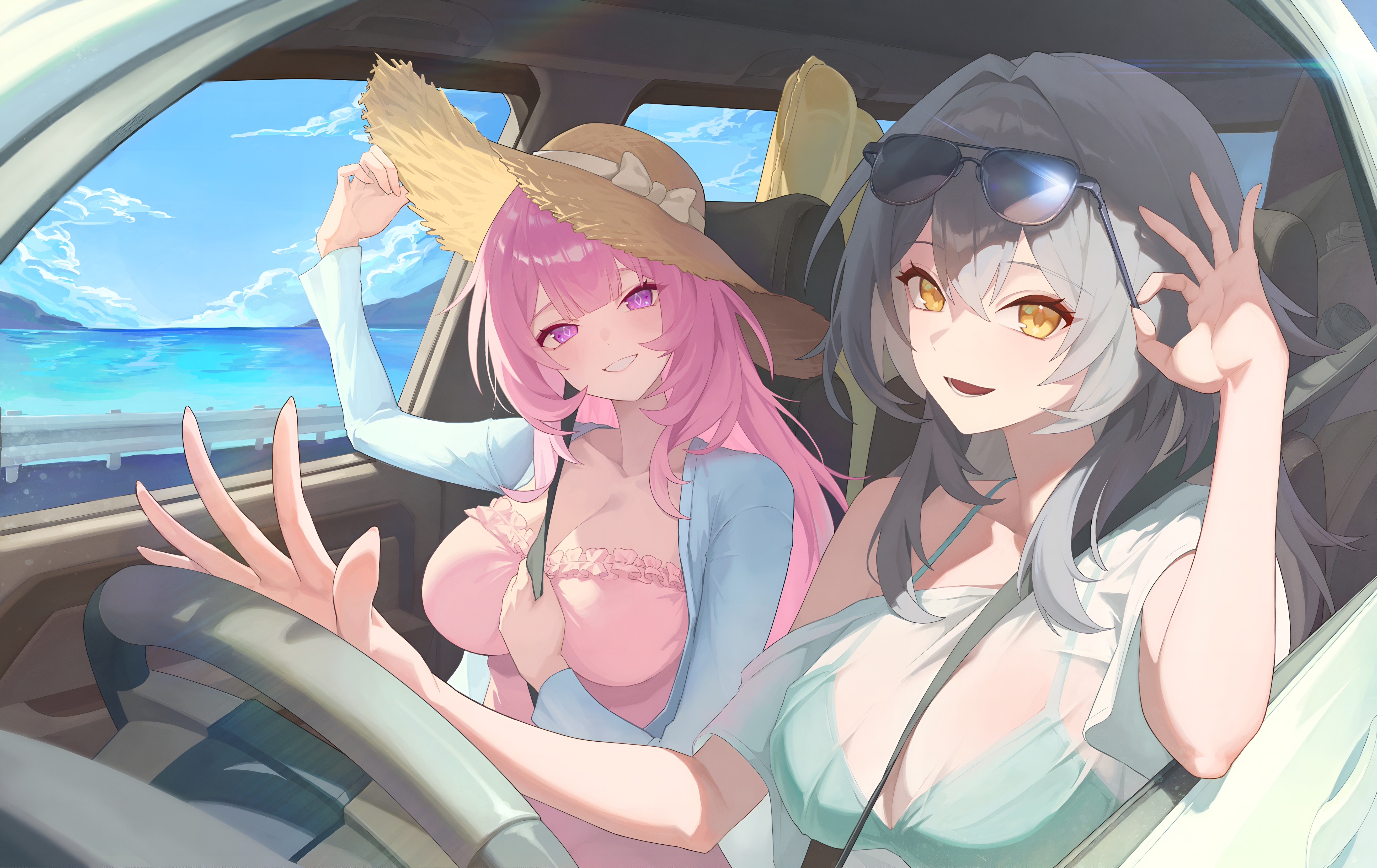 Cyrene & Stelle Summer Road Trip Wallpaper