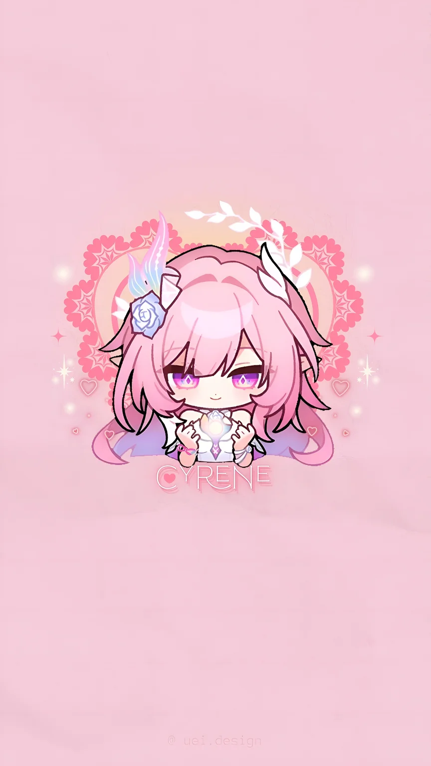 Cyrene Chibi Wallpaper Honkai Star Rail 4K