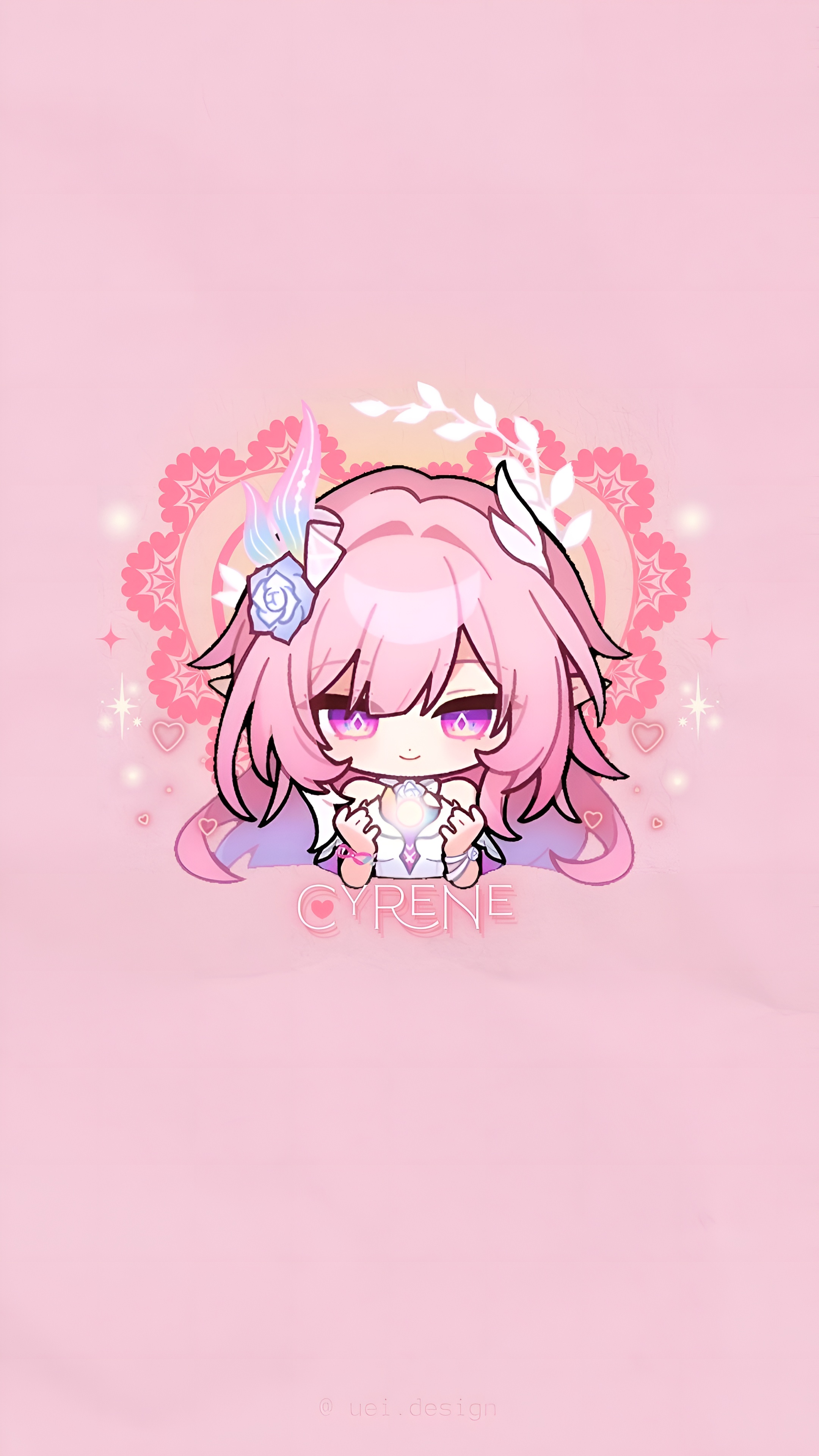 Cyrene Chibi Wallpaper Honkai Star Rail 4K