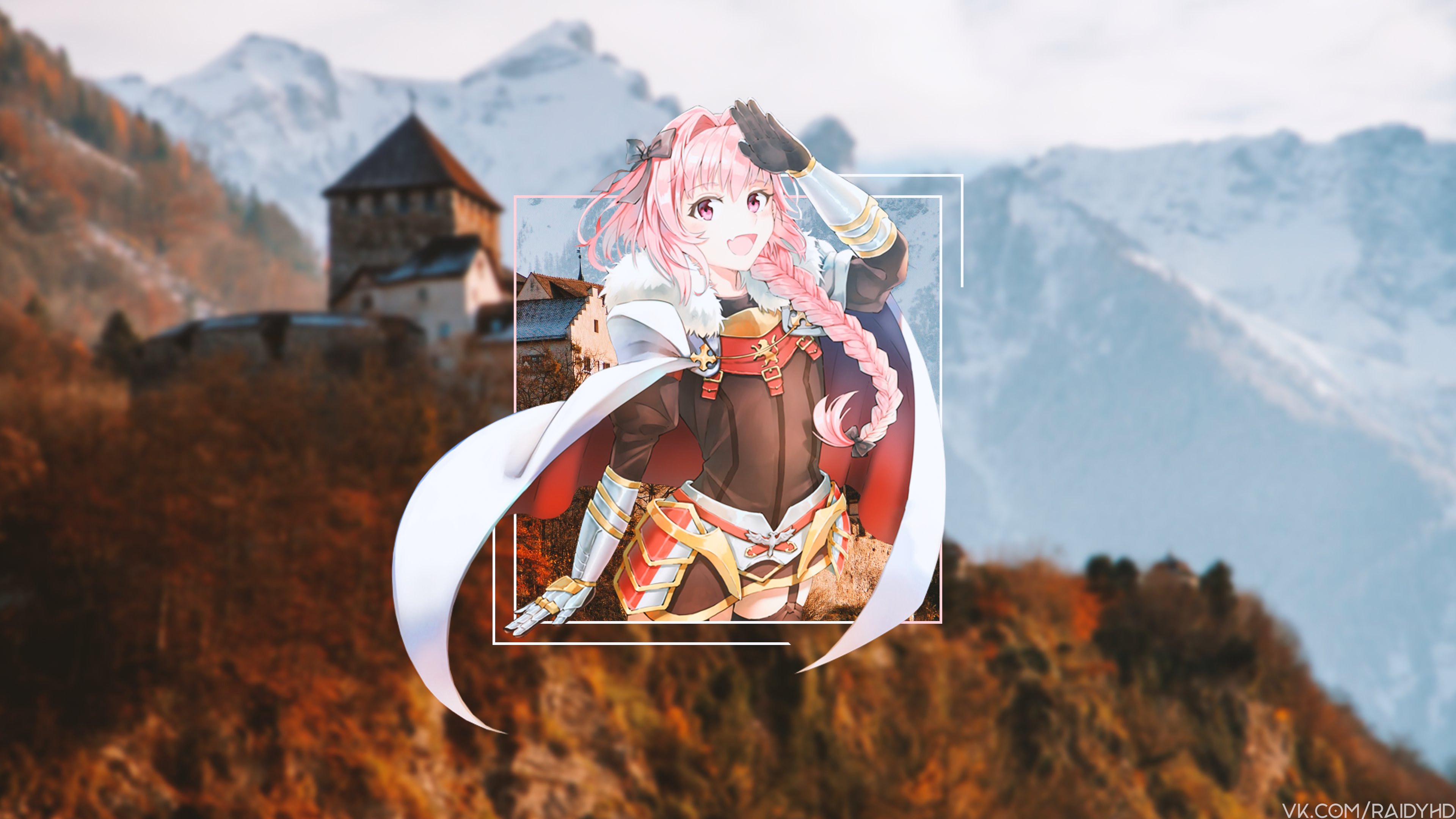 Astolfo Femboy Knight 4K Anime Wallpaper