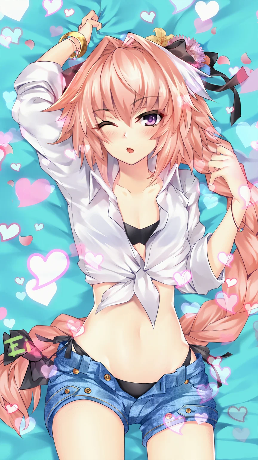 Astolfo Femboy Anime Wallpaper 4K High Resolution