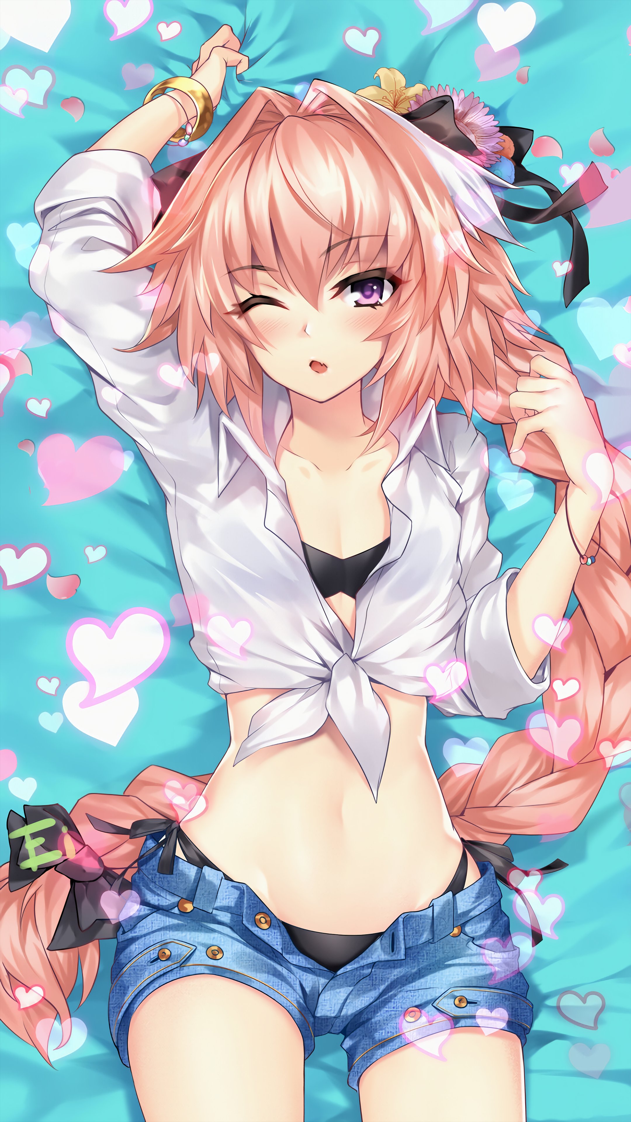 Astolfo Femboy Anime Wallpaper 4K High Resolution
