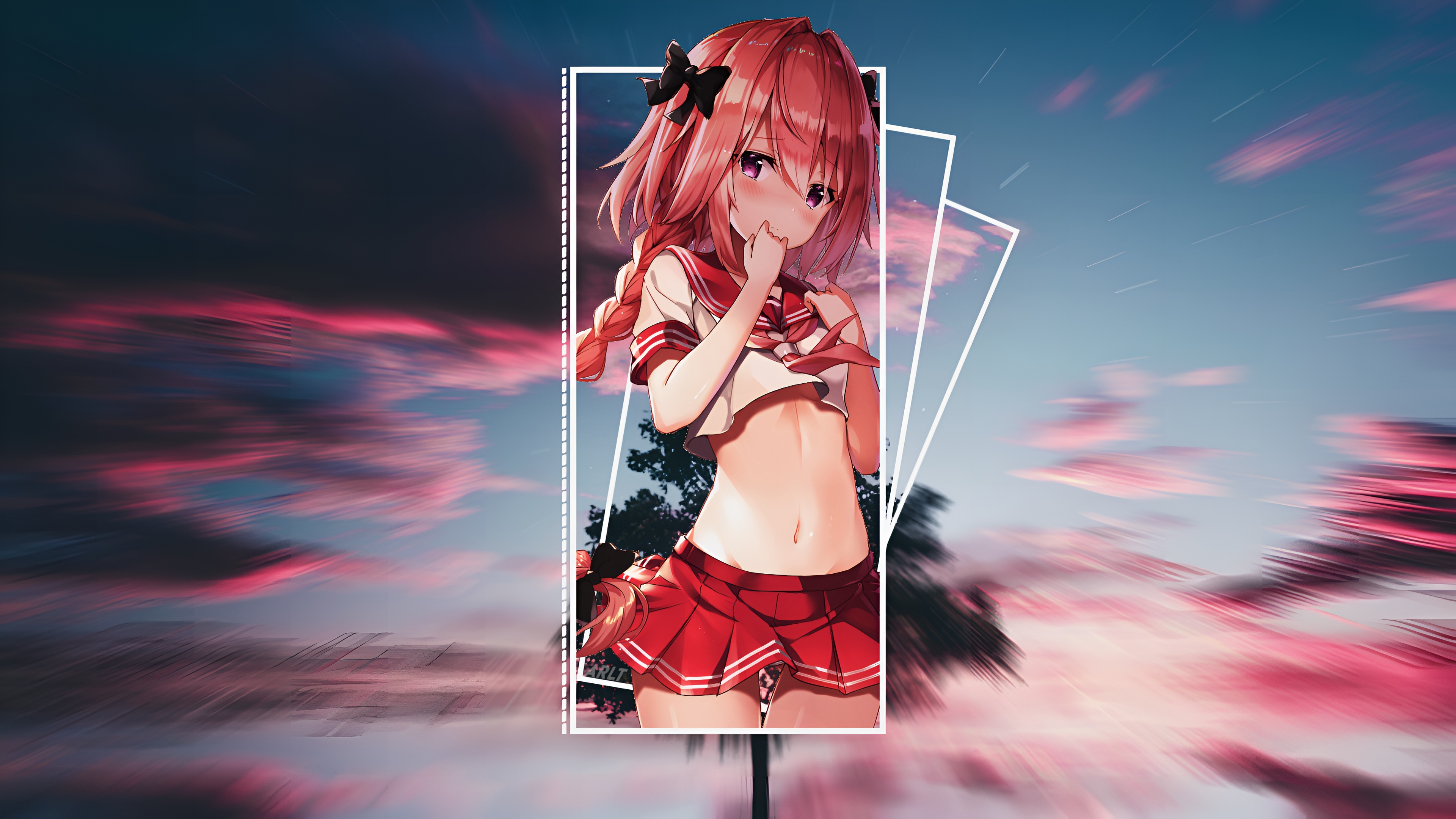 Astolfo Femboy Anime Wallpaper 4K High Resolution
