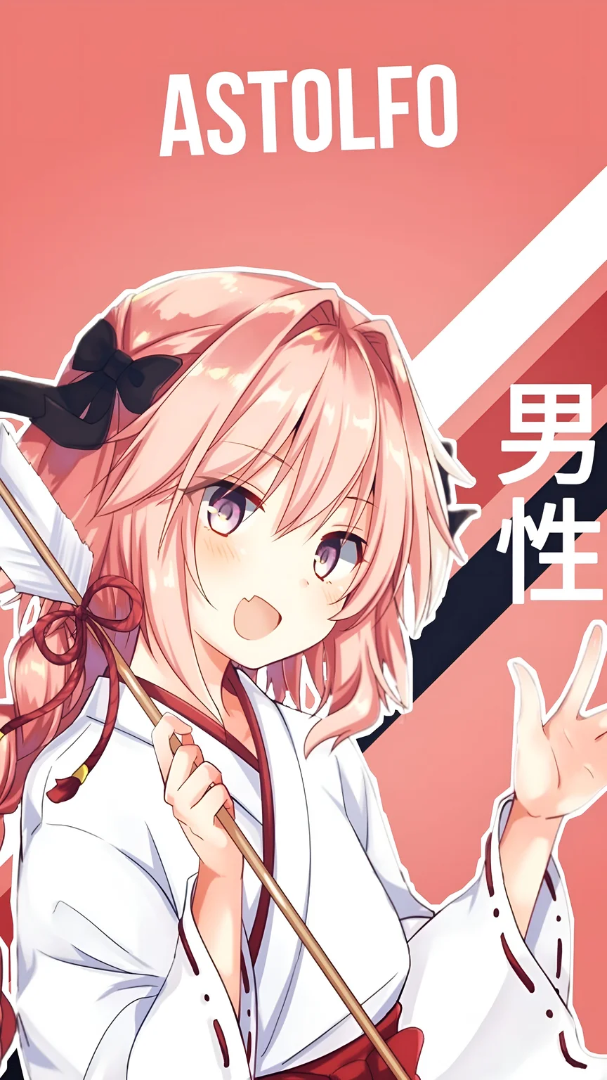 Astolfo Femboy Anime 4K Wallpaper