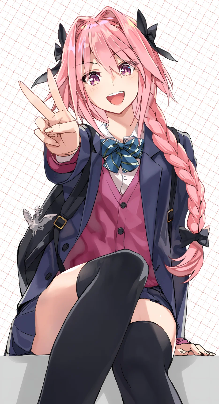 Papel de Parede Anime Femboy Astolfo 4K Alta Resolução