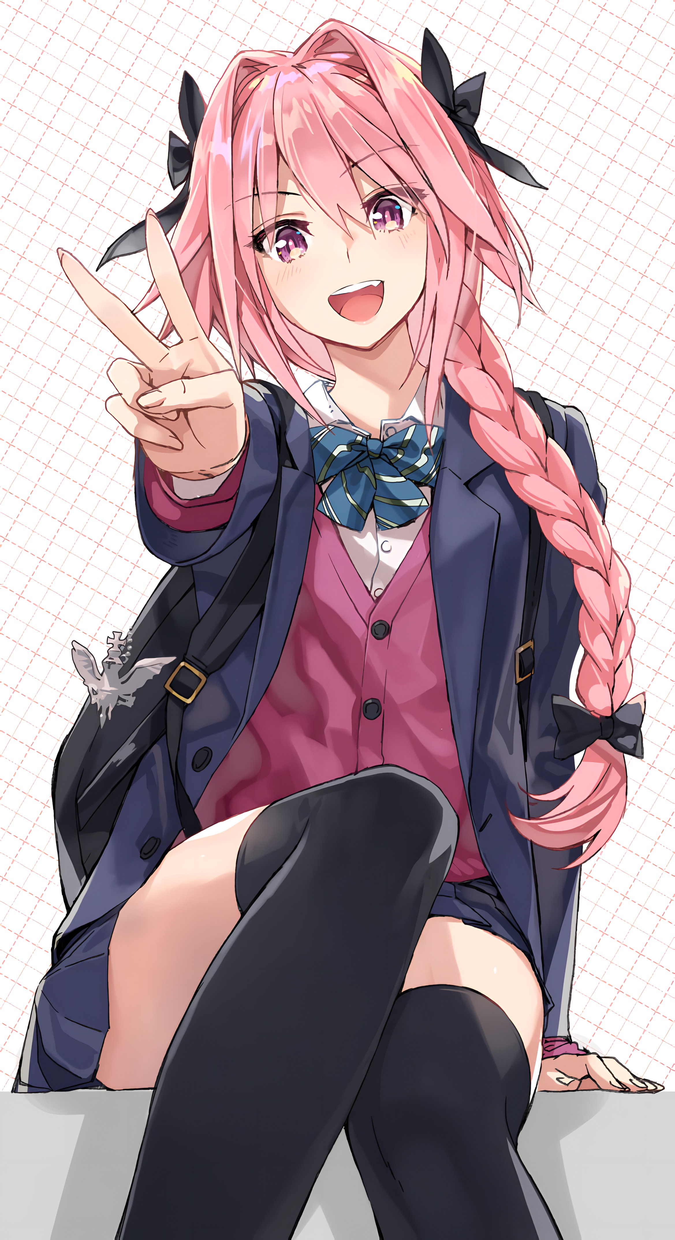 Astolfo Femboy Anime Wallpaper 4K High Resolution