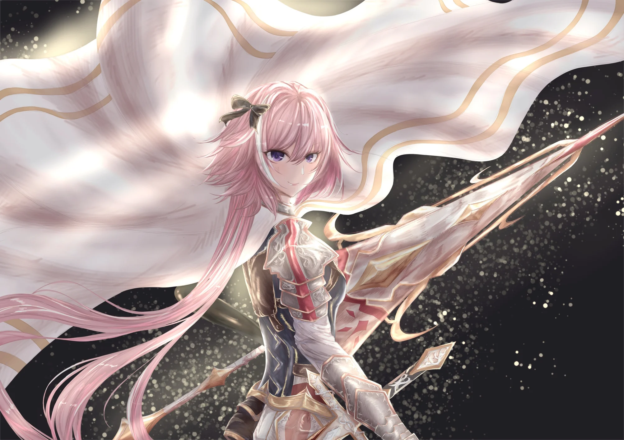 Astolfo Femboy Knight Wallpaper 4K High Resolution