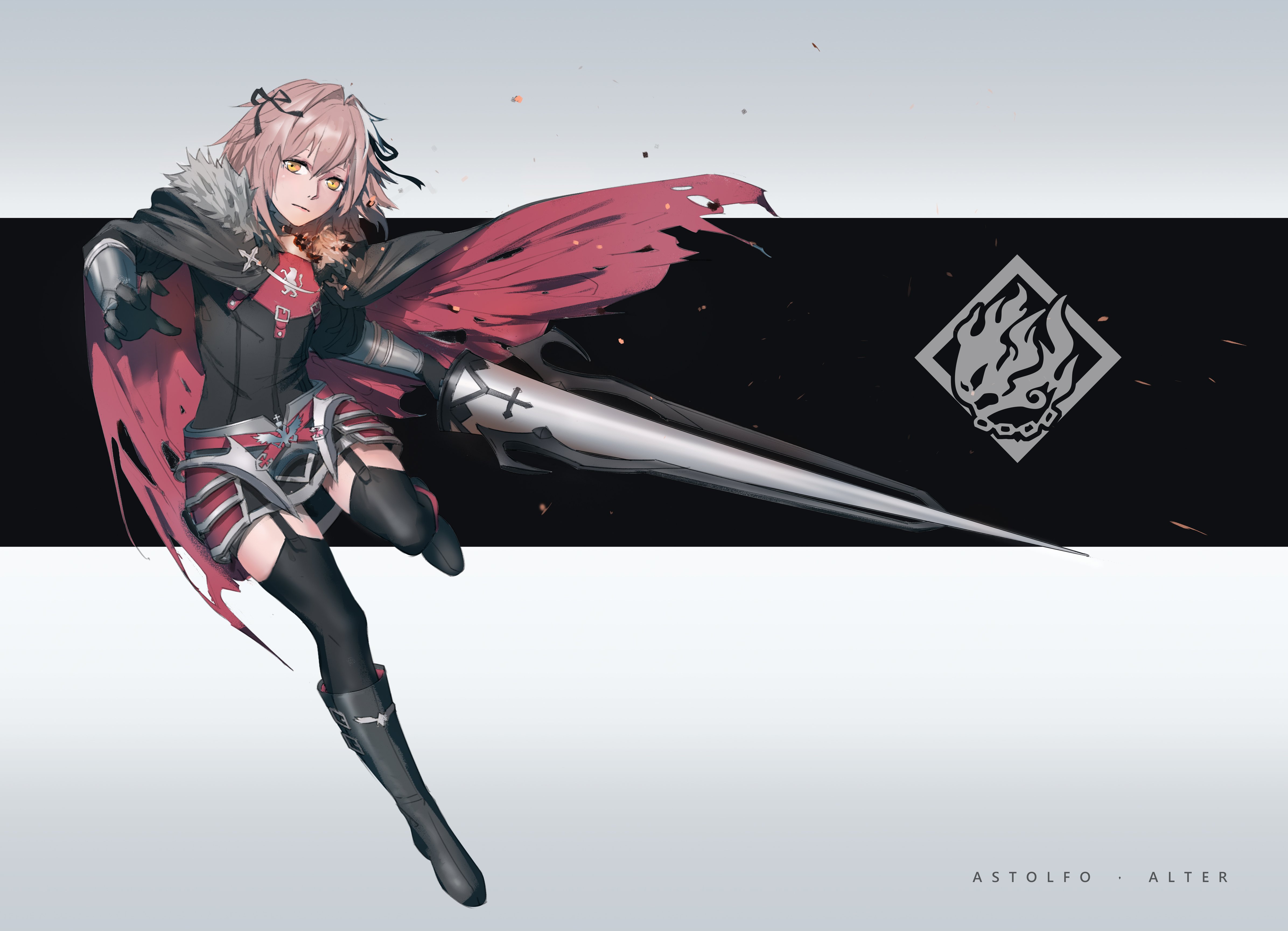 Astolfo Alter Dark Knight Wallpaper 4K