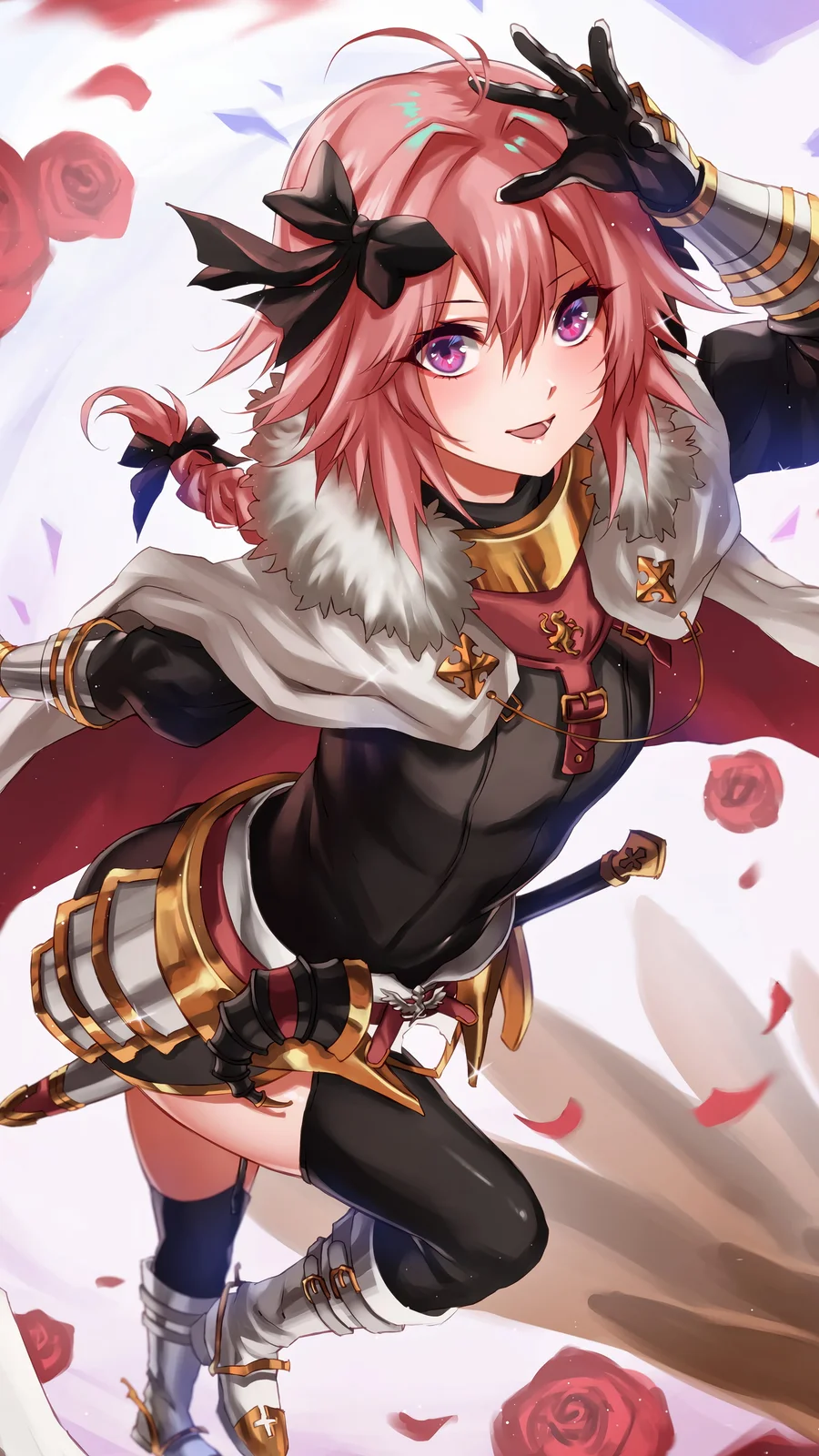 Astolfo Femboy அனிம் வால்பேப்பர் 4K உயர் தெளிவுத்திறன்