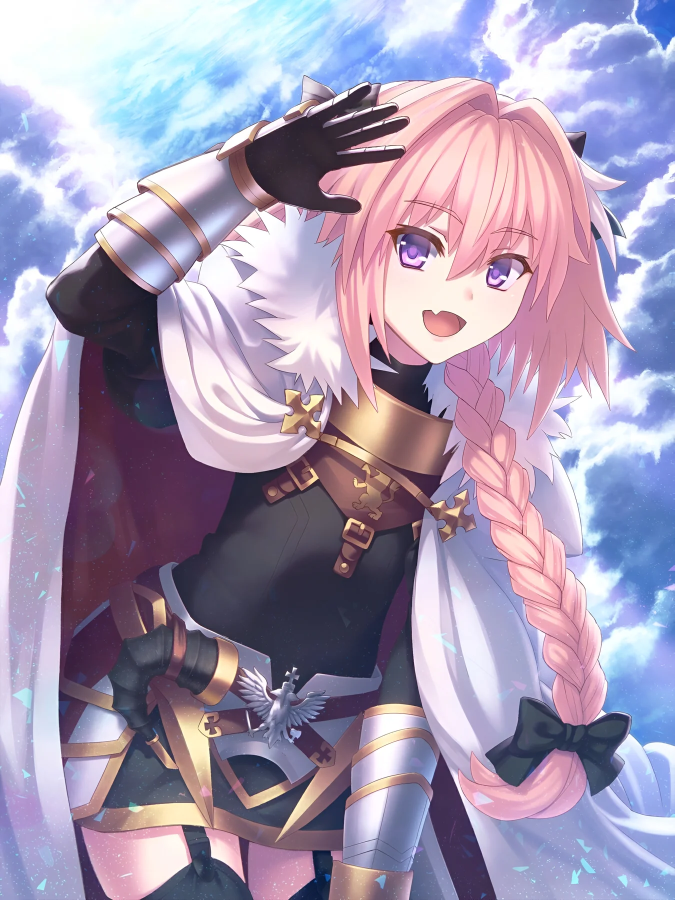 Astolfo Femboy Knight Wallpaper 4K High Resolution