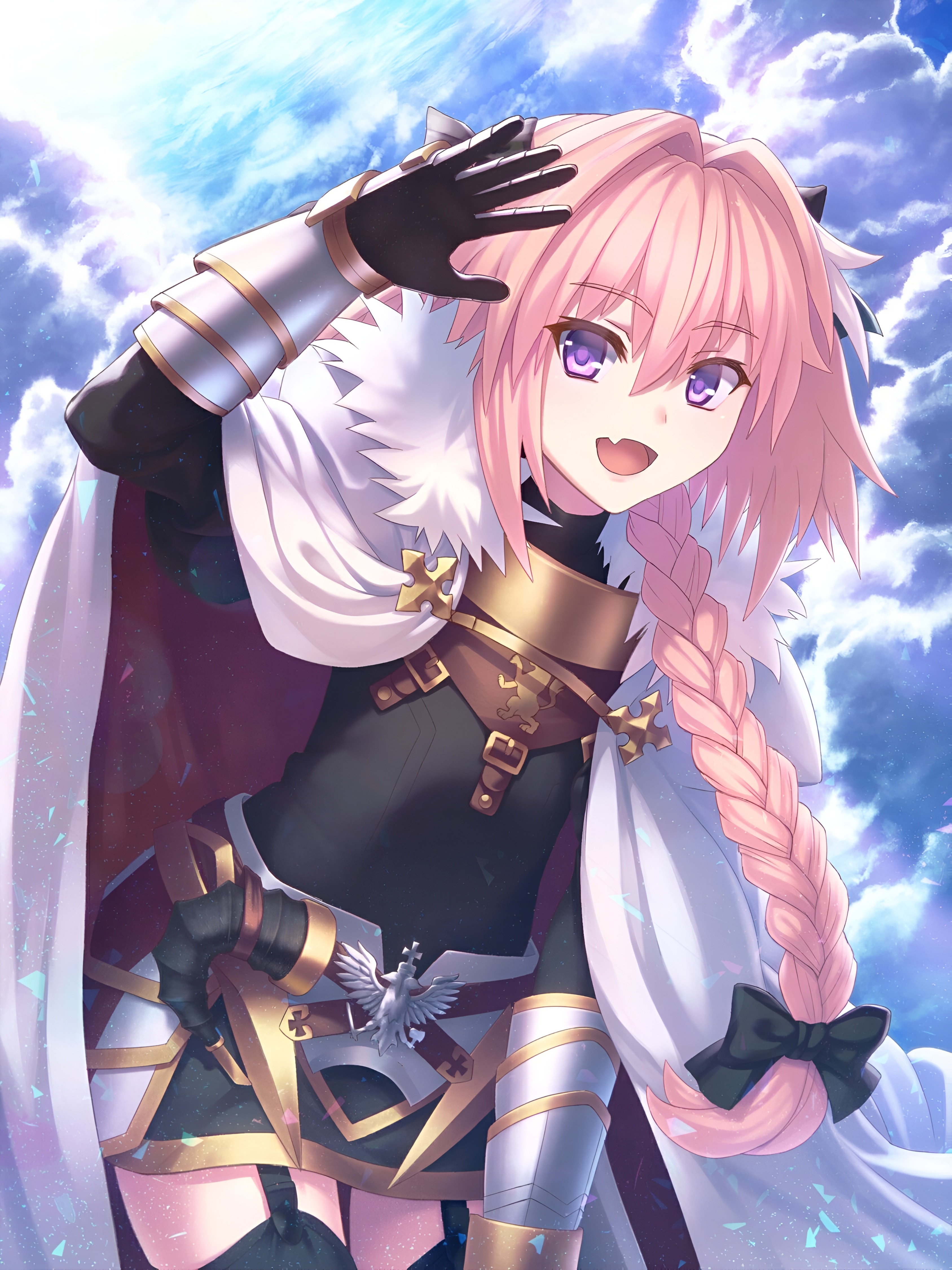 Astolfo Femboy Knight Wallpaper 4K High Resolution