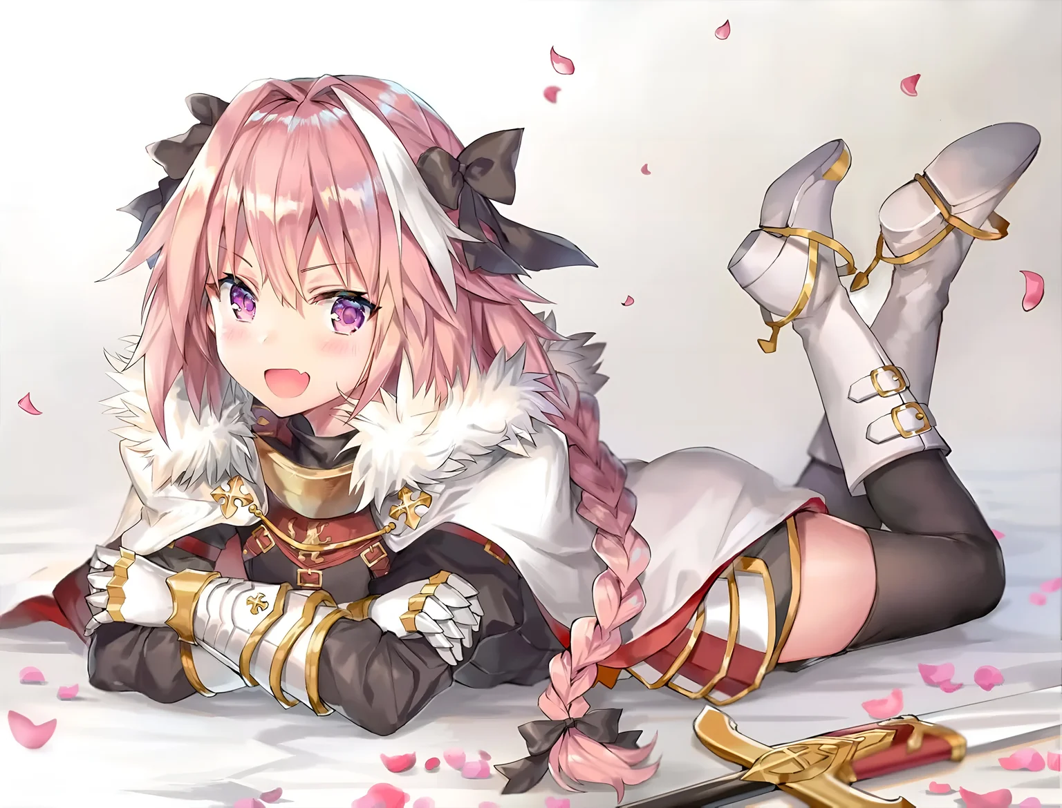 Fondo de Pantalla 4K Alta Resolución de Astolfo Caballero Femboy