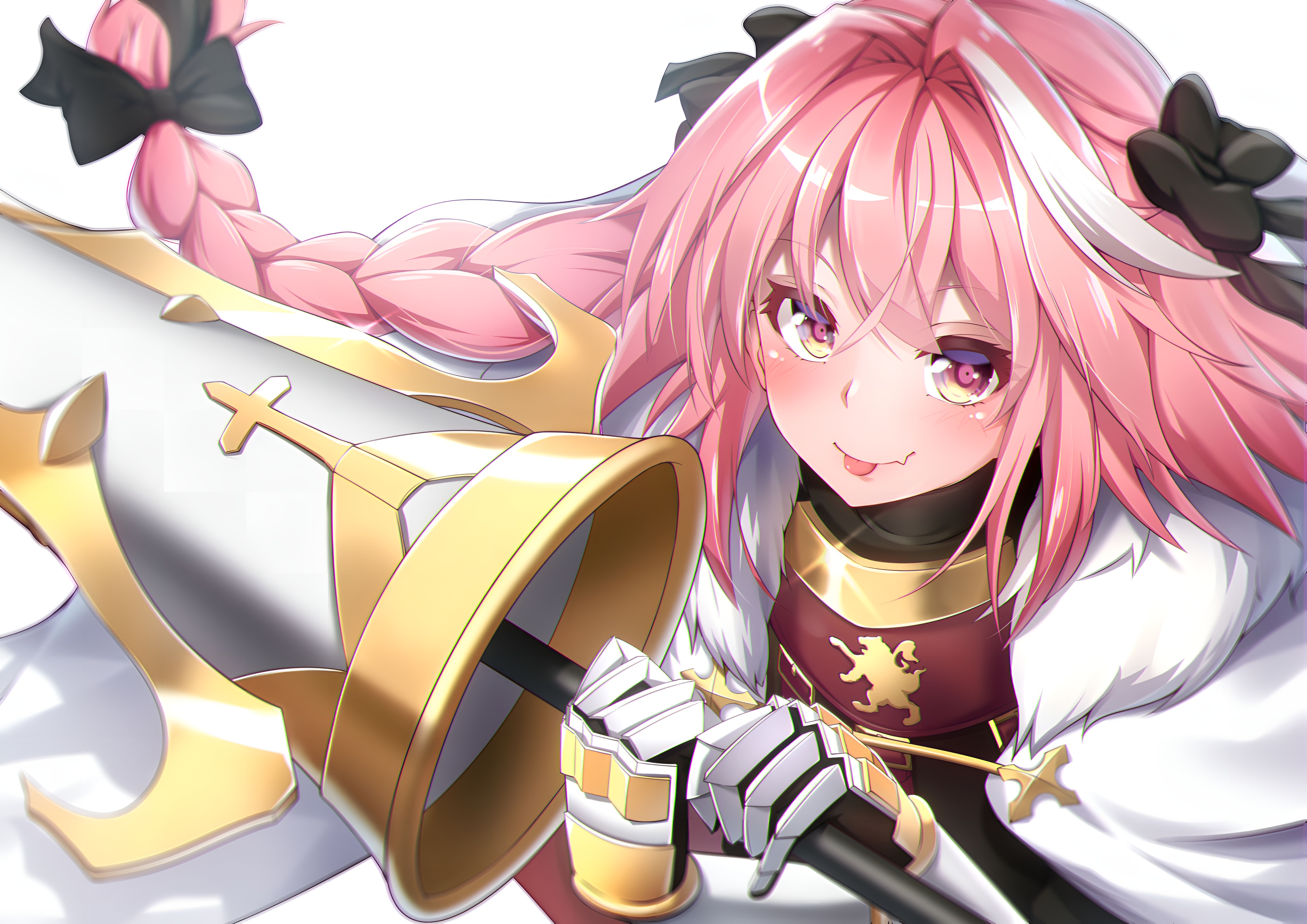 Astolfo Femboy Knight Wallpaper 4K High Resolution