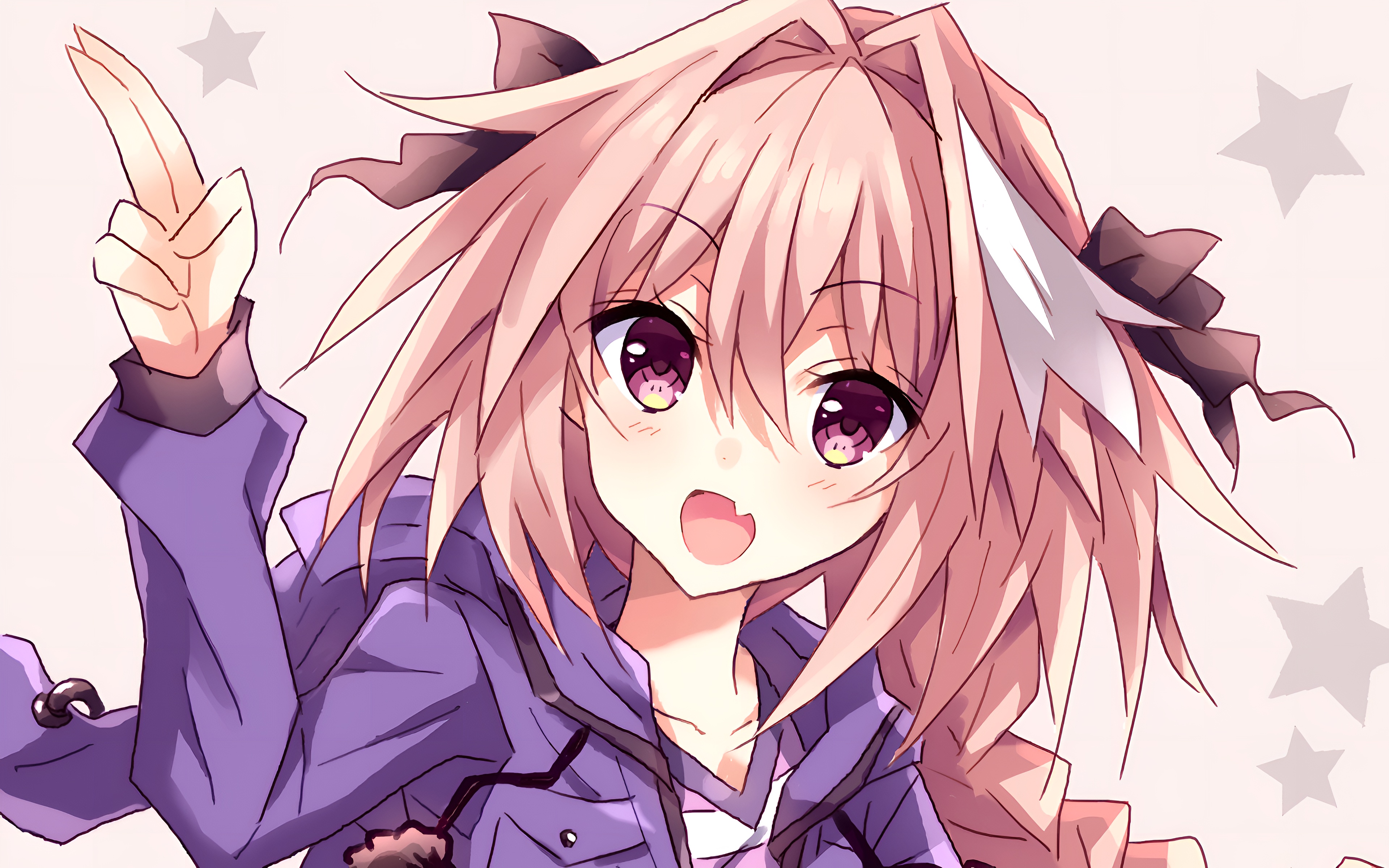 Astolfo Femboy Anime Wallpaper 4K High Resolution