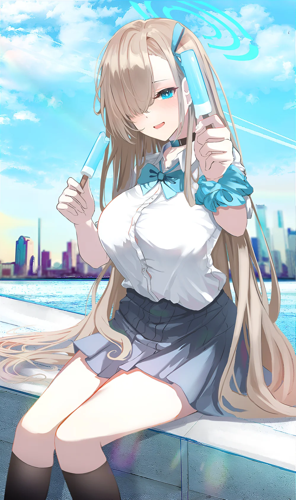 Ichinose Asuna Blue Archive 4K Bakgrundsbild