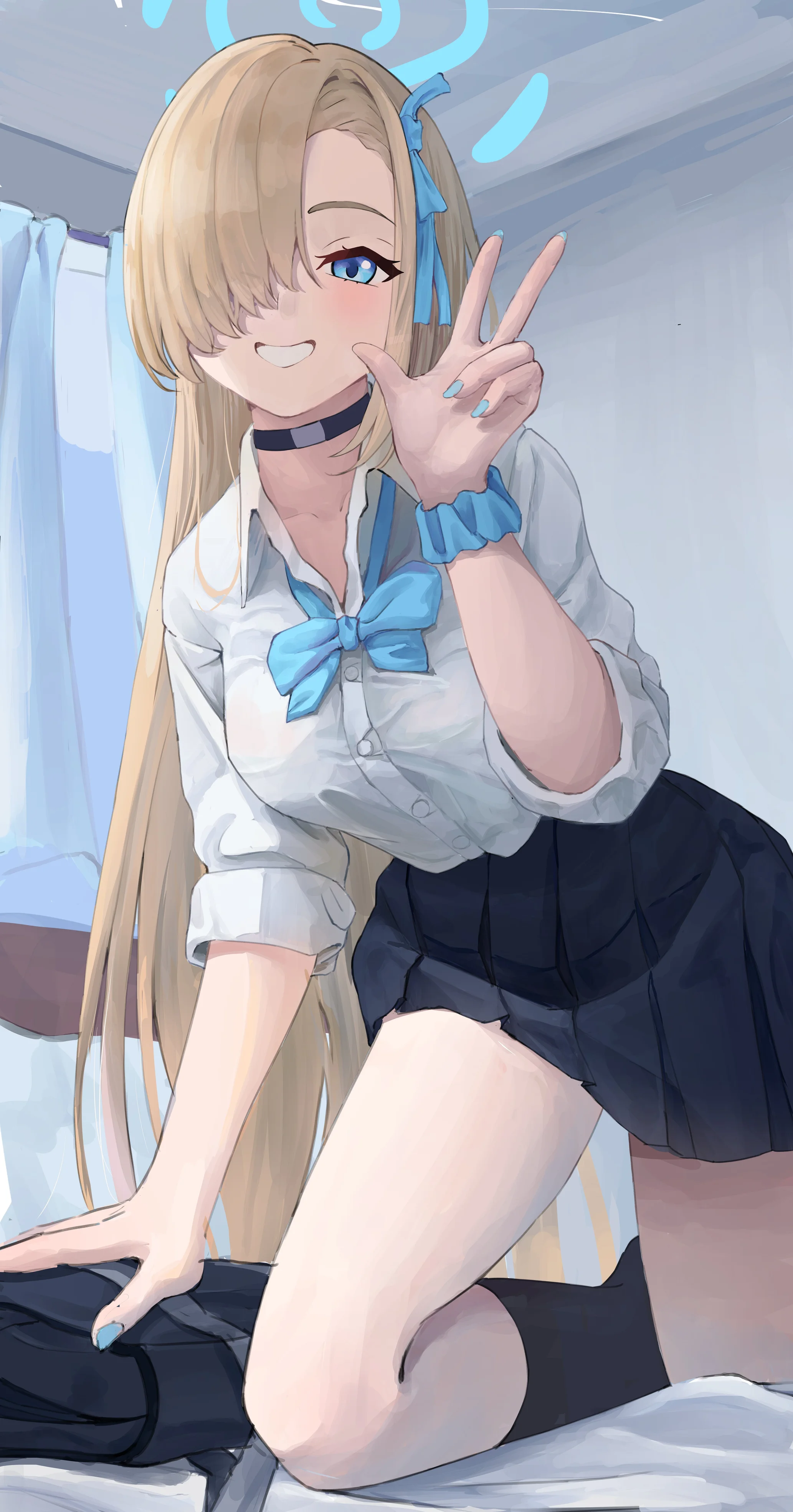 Ichinose Asuna Blue Archive 4K Bakgrundsbild