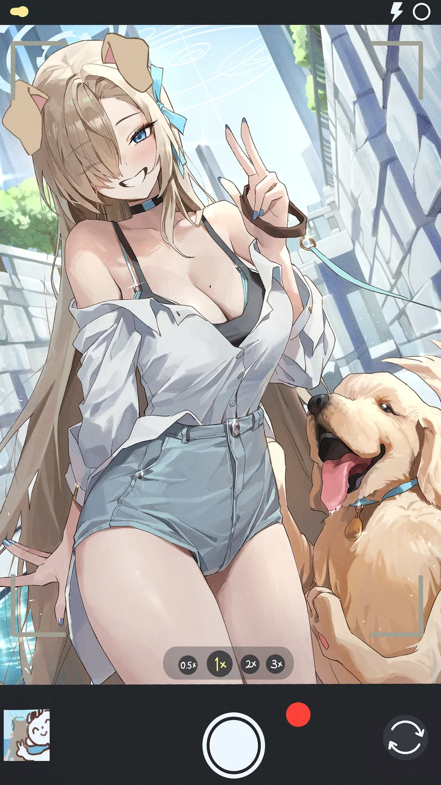 Ichinose Asuna Blue Archive 4K Bakgrundsbild