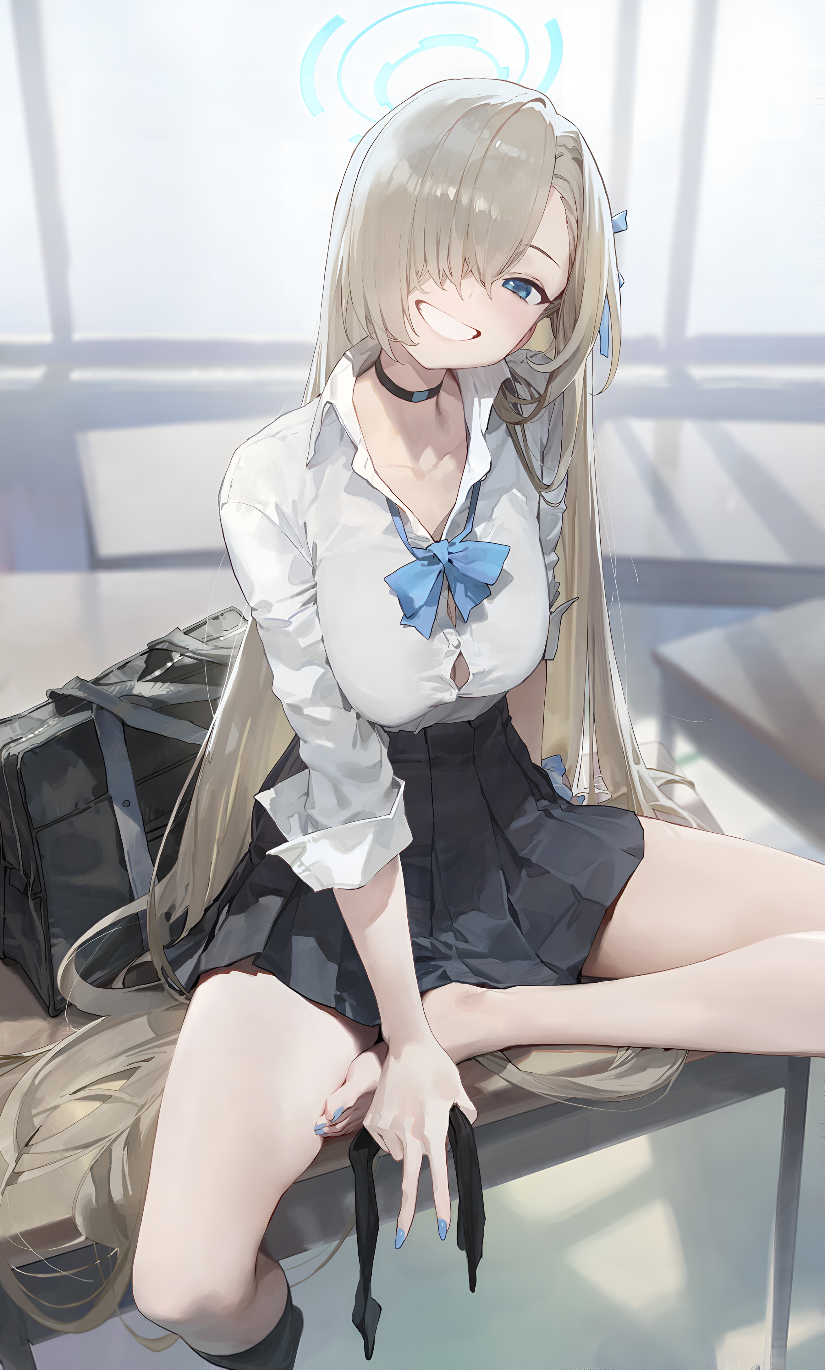 Ichinose Asuna Blue Archive 4K Wallpaper